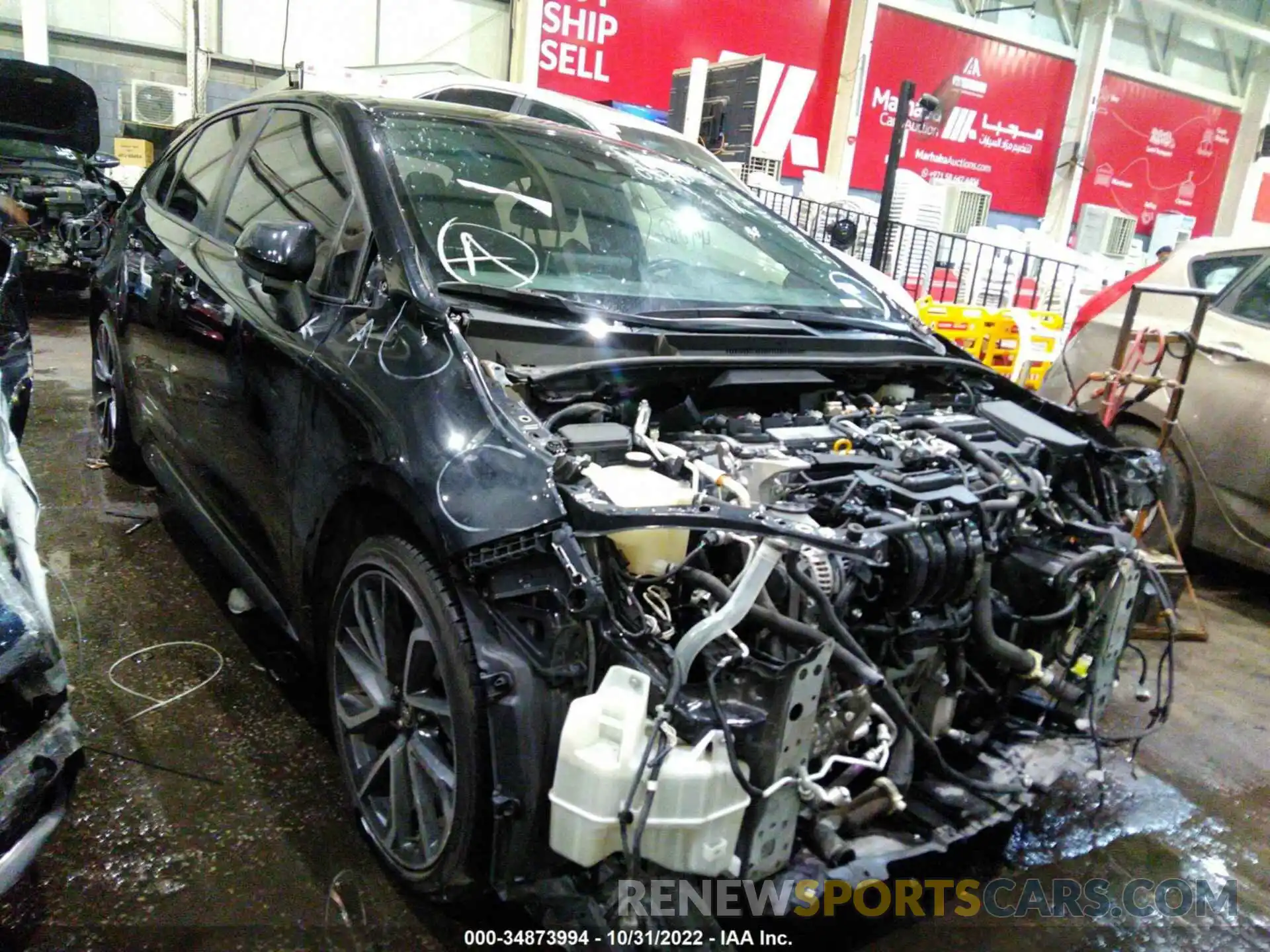 1 Photograph of a damaged car 000S4RCE2LJ037106 TOYOTA COROLLA 2020