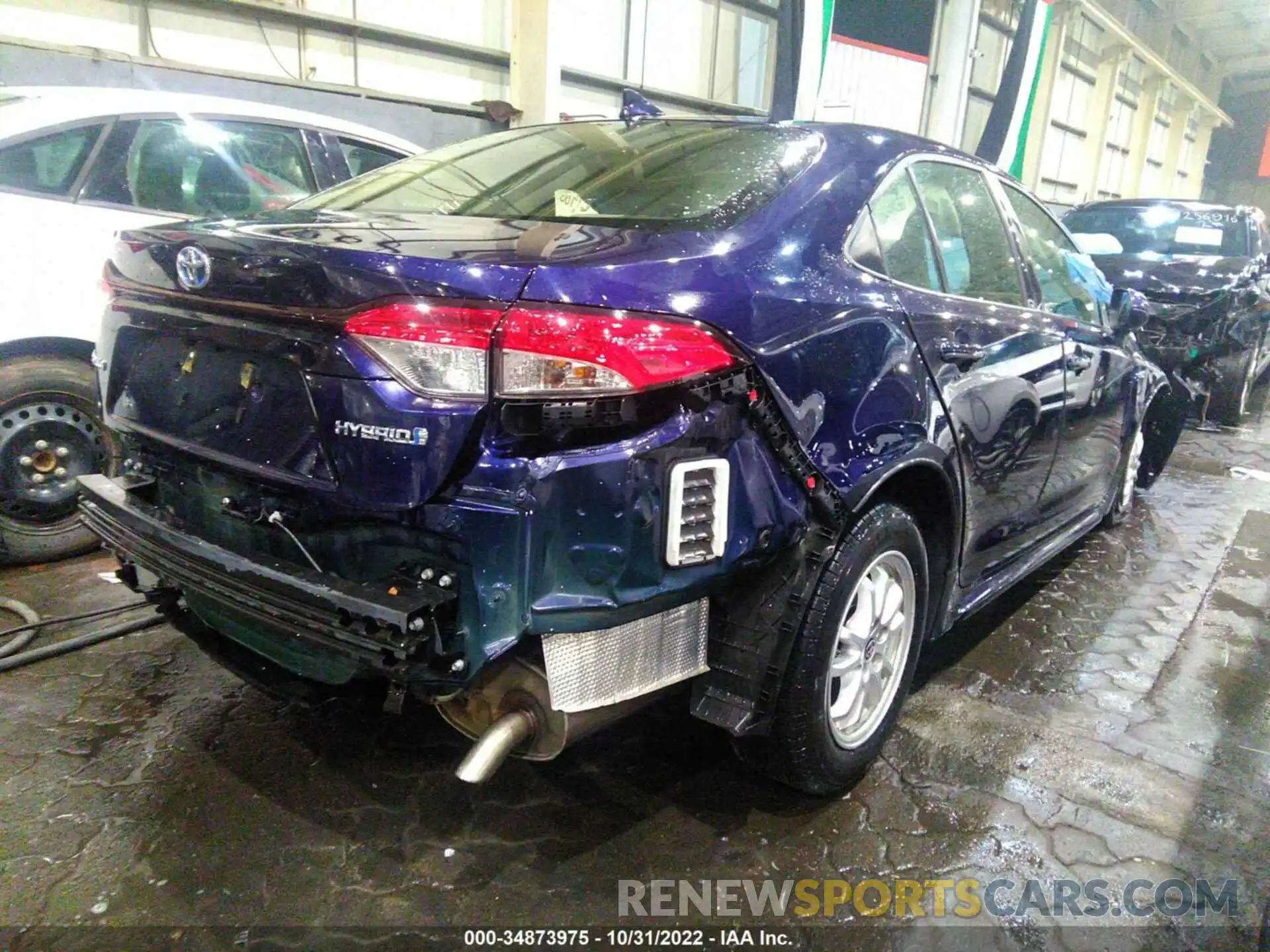 4 Photograph of a damaged car 00DEBRBEXLJ018839 TOYOTA COROLLA 2020