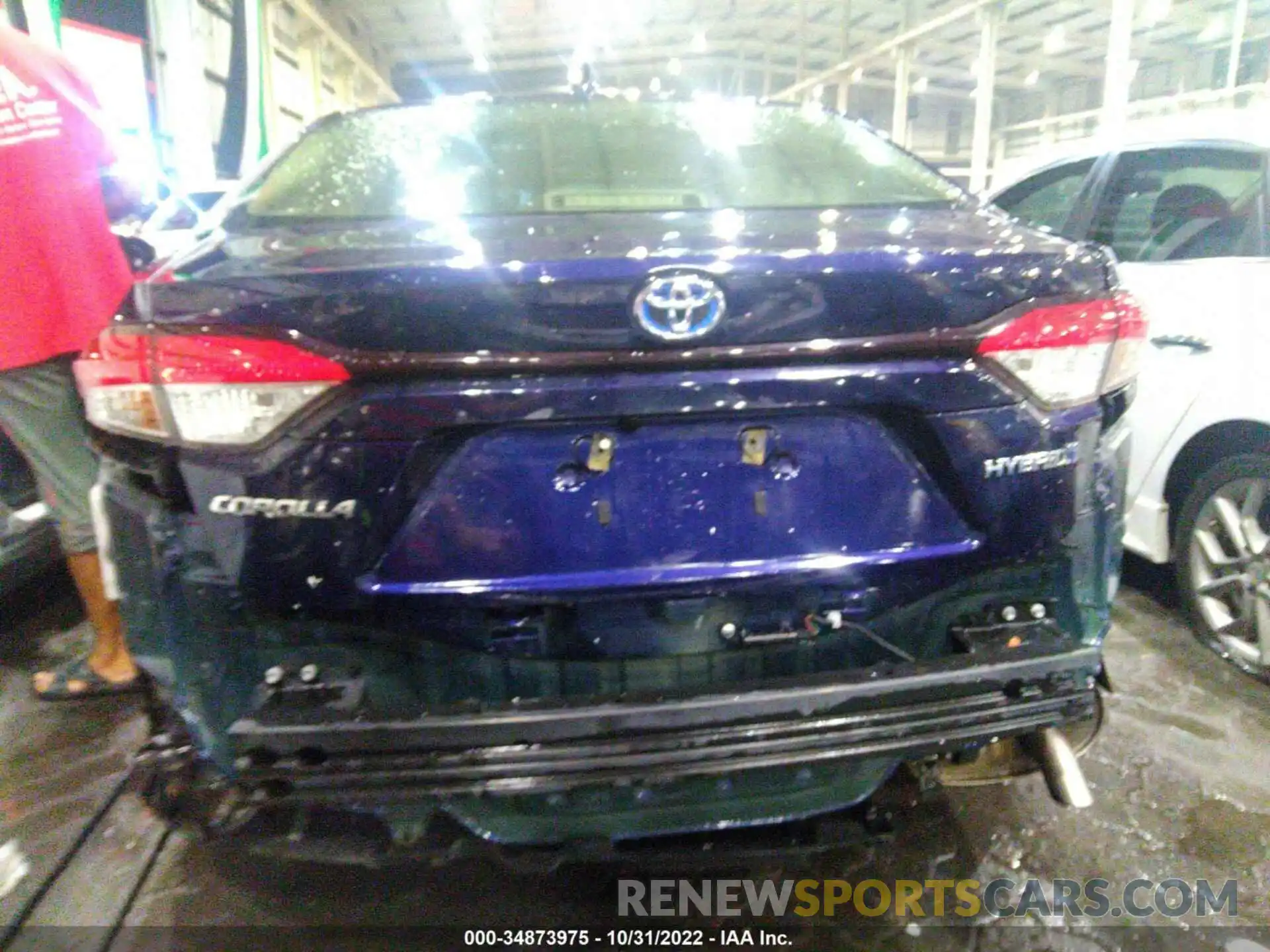 6 Photograph of a damaged car 00DEBRBEXLJ018839 TOYOTA COROLLA 2020