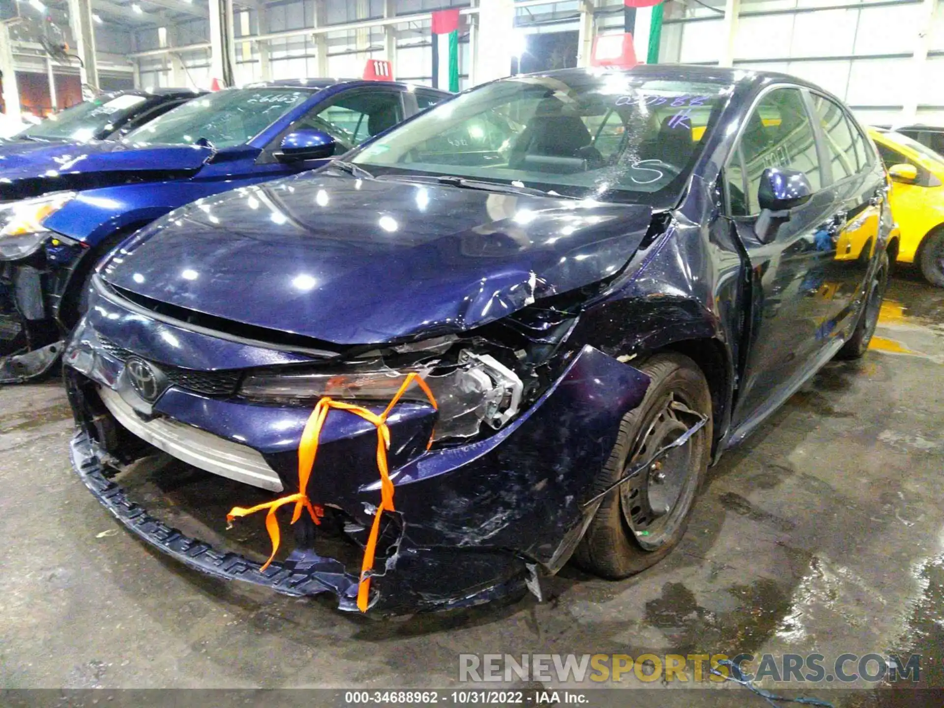 2 Photograph of a damaged car 00DEPRAE1LJ030588 TOYOTA COROLLA 2020