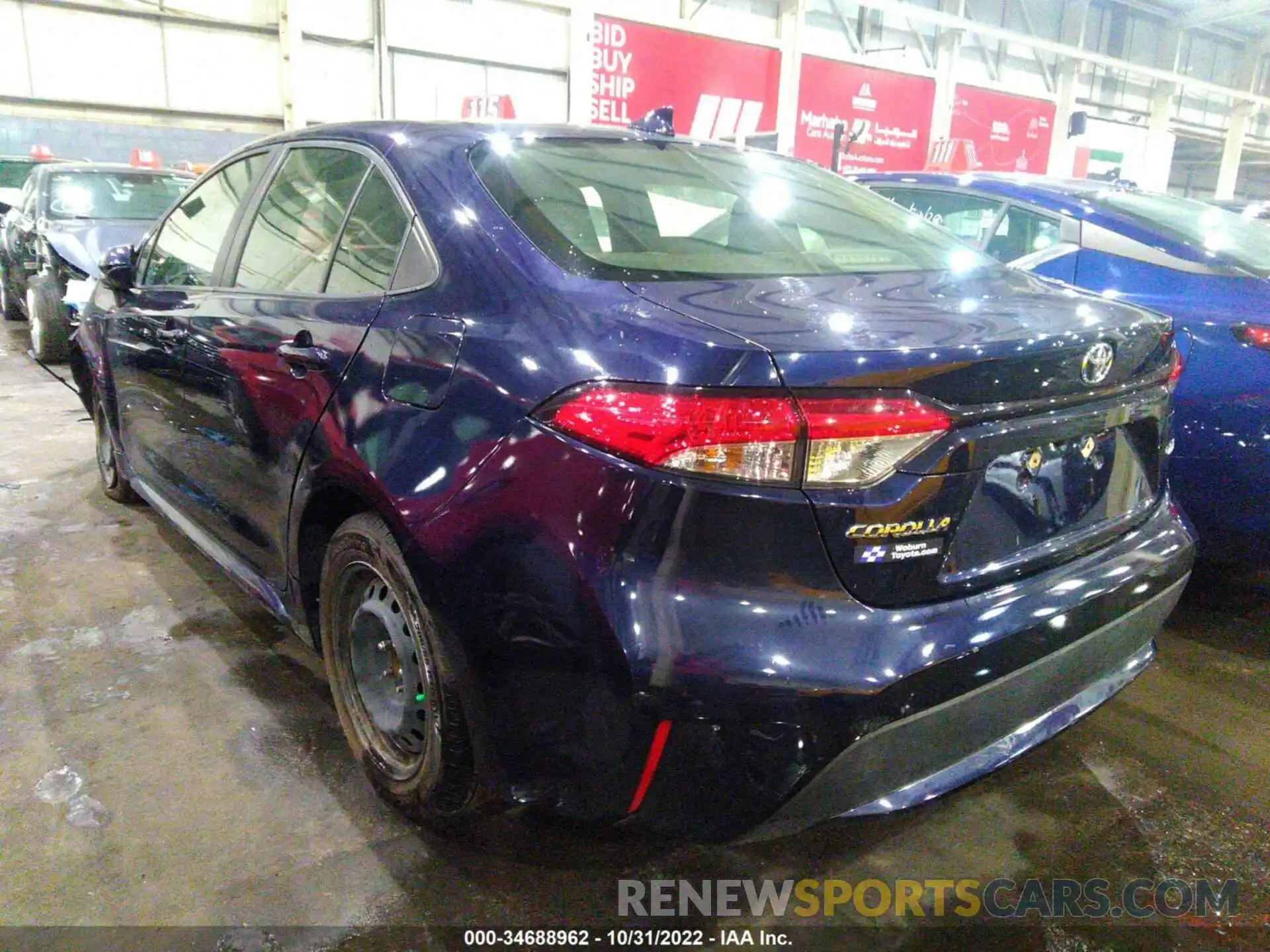 3 Photograph of a damaged car 00DEPRAE1LJ030588 TOYOTA COROLLA 2020