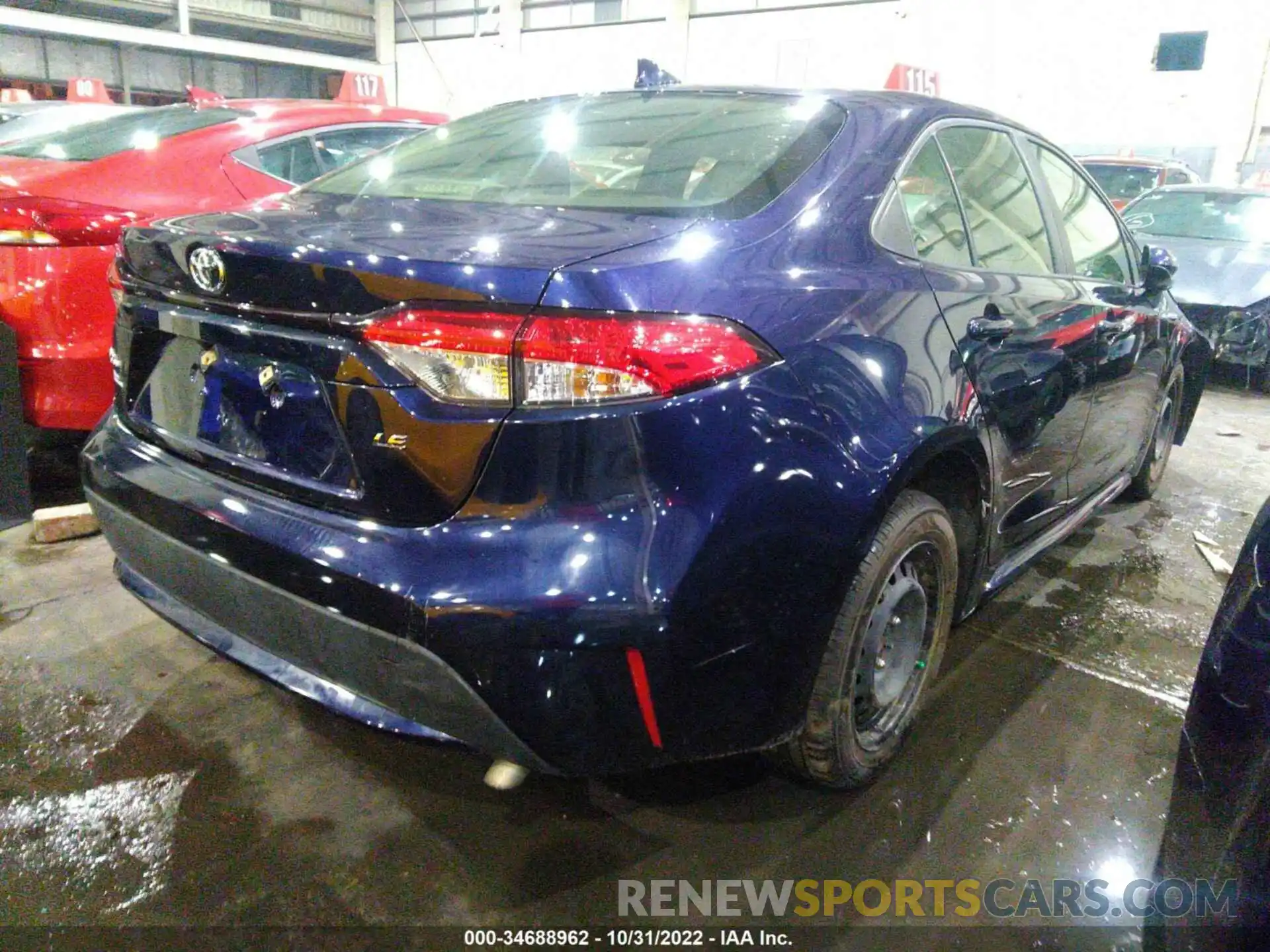 4 Photograph of a damaged car 00DEPRAE1LJ030588 TOYOTA COROLLA 2020