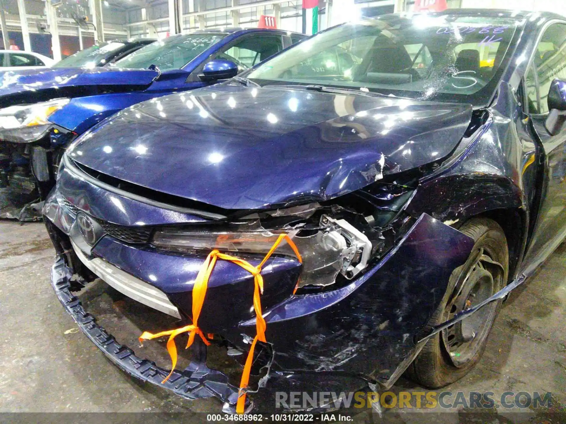 6 Photograph of a damaged car 00DEPRAE1LJ030588 TOYOTA COROLLA 2020