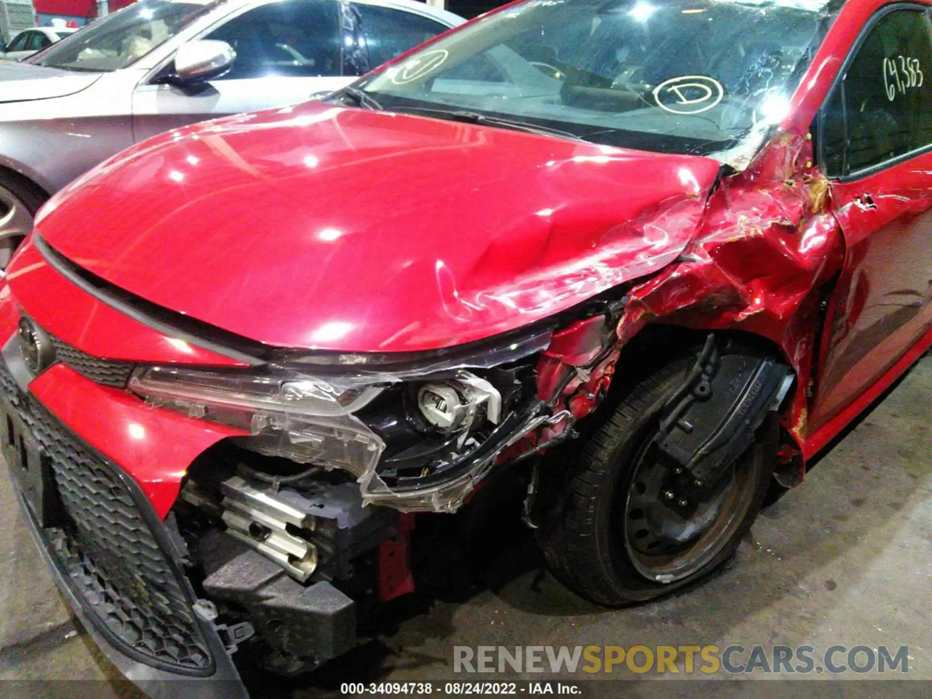 6 Photograph of a damaged car 00DEPRAE7LJ114527 TOYOTA COROLLA 2020