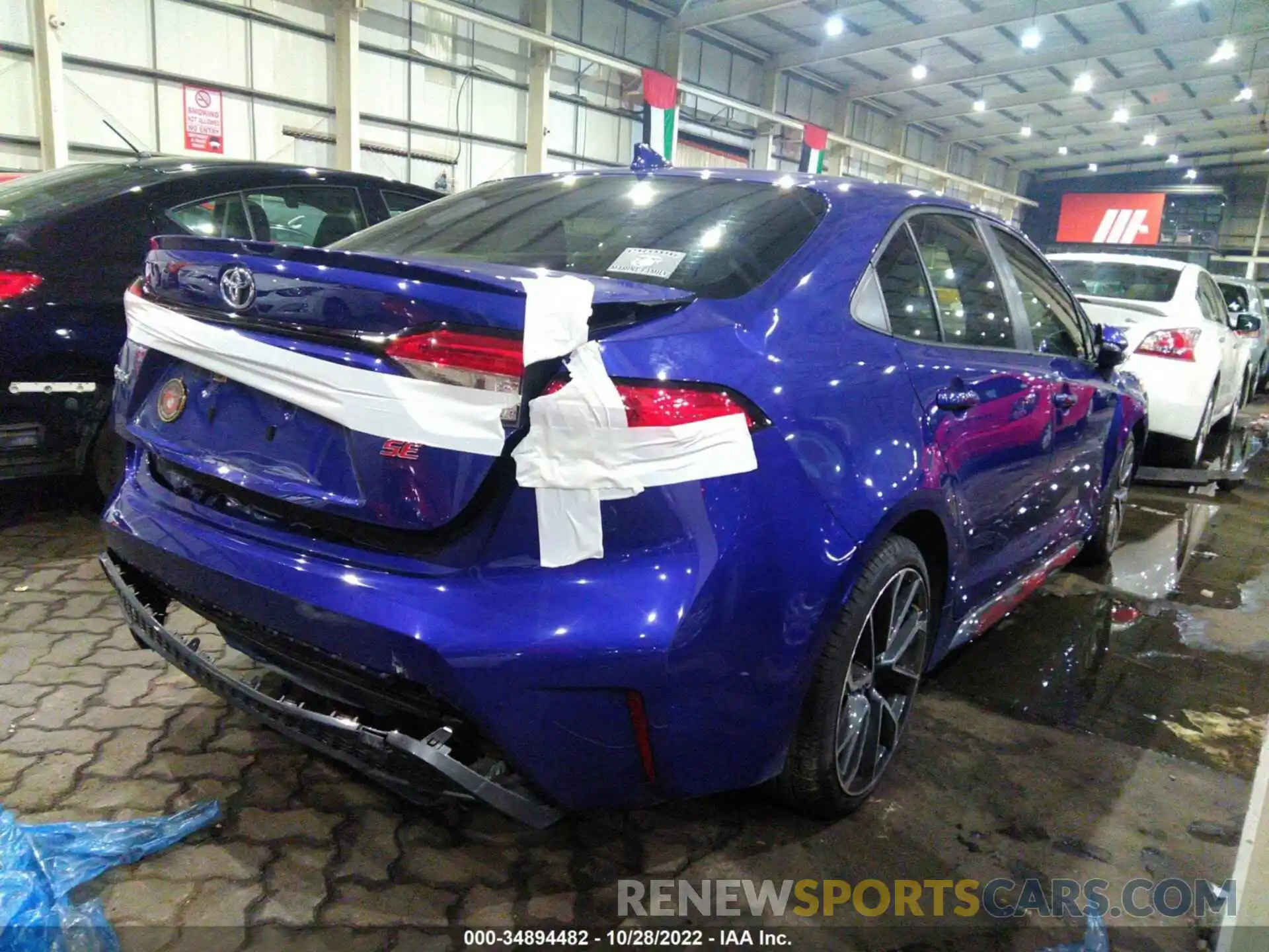 4 Photograph of a damaged car 00DP4RCE3LJ013841 TOYOTA COROLLA 2020