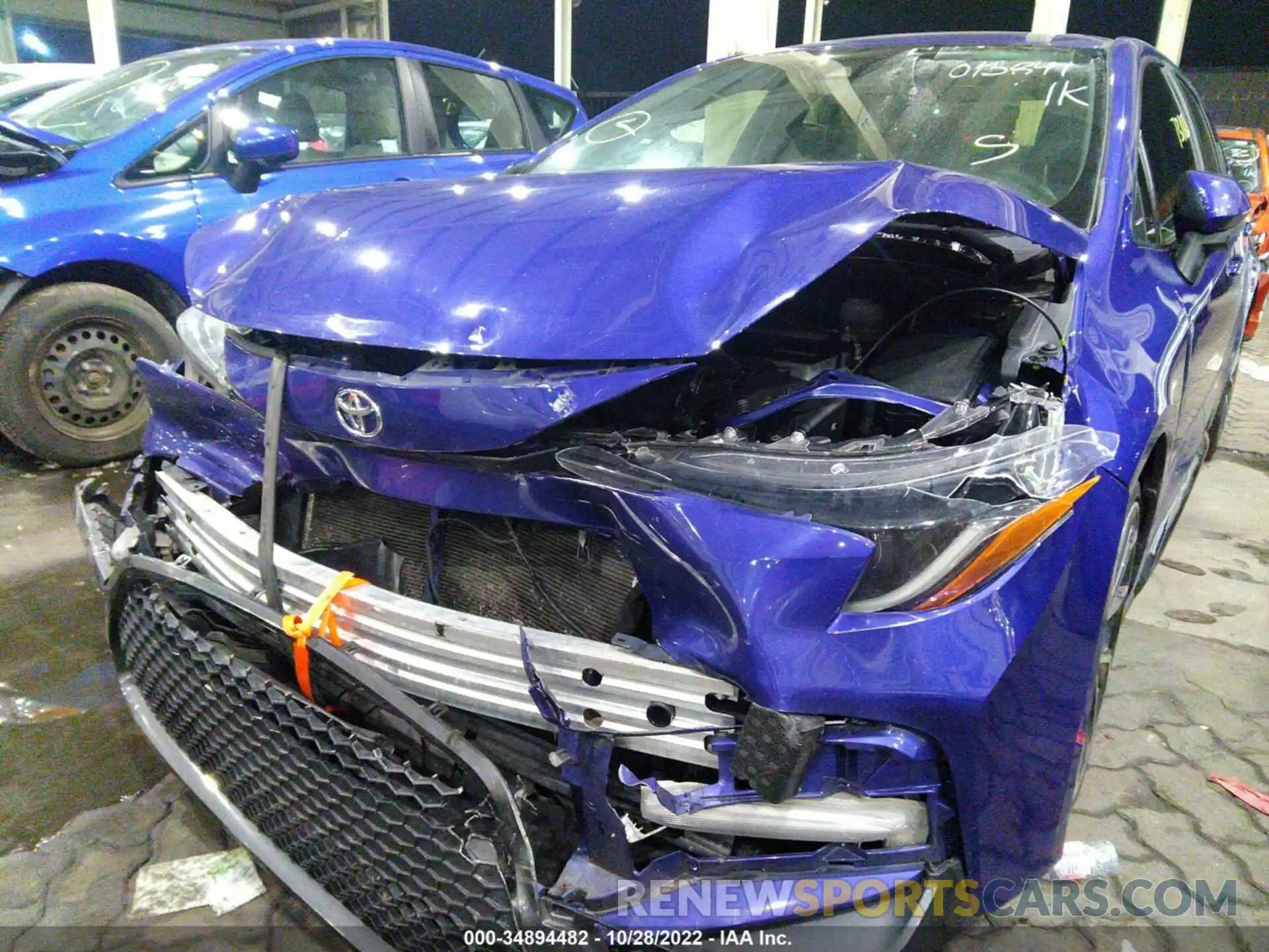 6 Photograph of a damaged car 00DP4RCE3LJ013841 TOYOTA COROLLA 2020