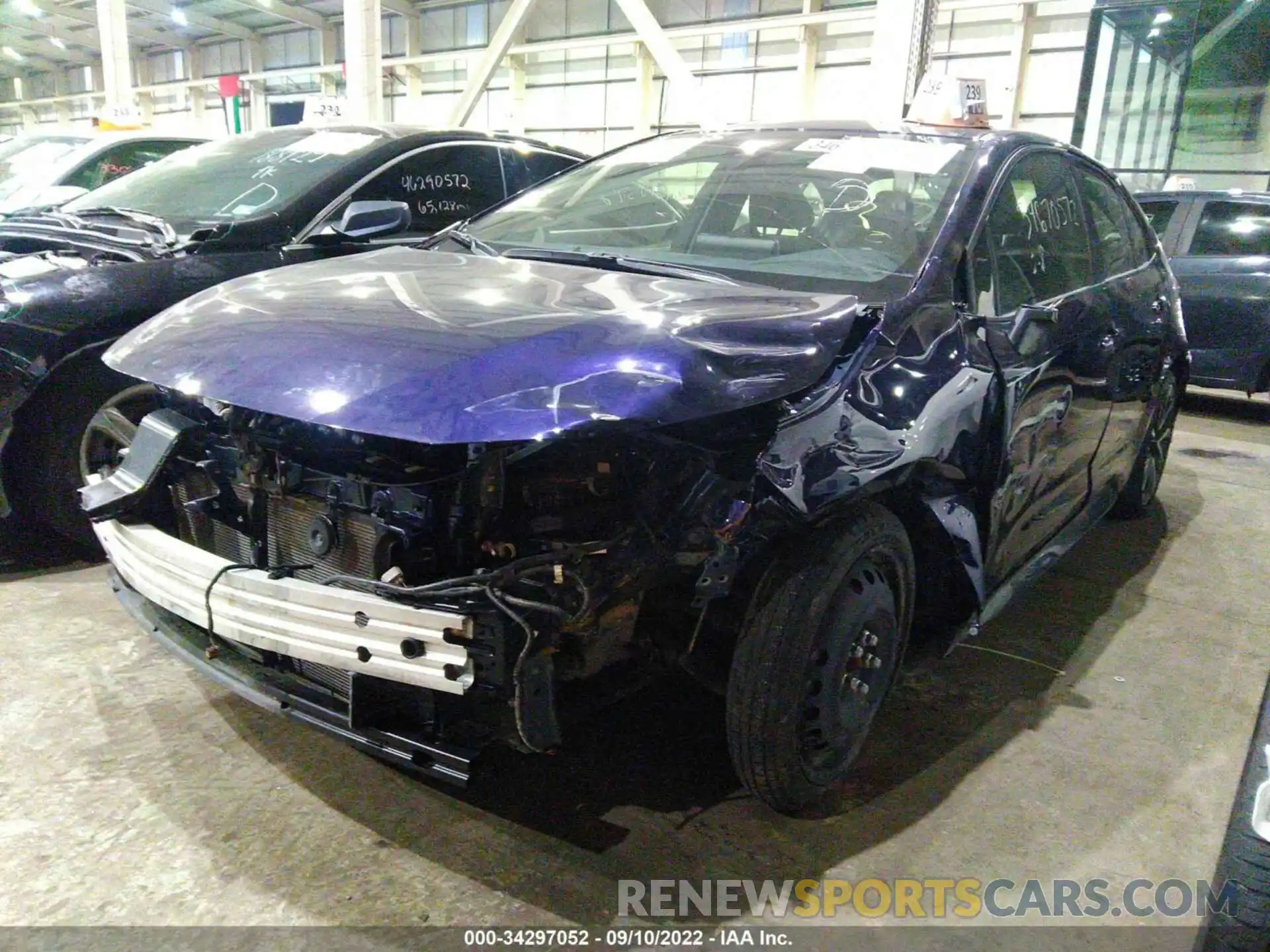 2 Photograph of a damaged car 00DS4RCE7LJ032077 TOYOTA COROLLA 2020