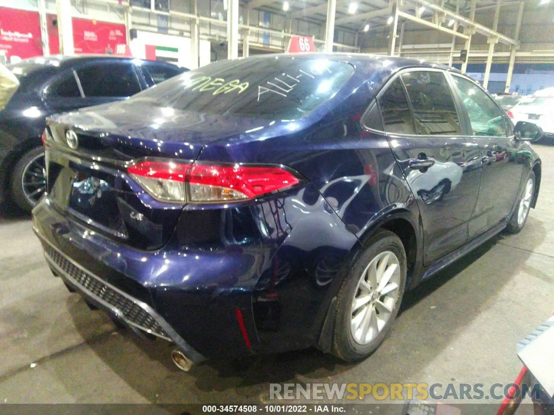 4 Photograph of a damaged car 00FBPRBE4LP013863 TOYOTA COROLLA 2020