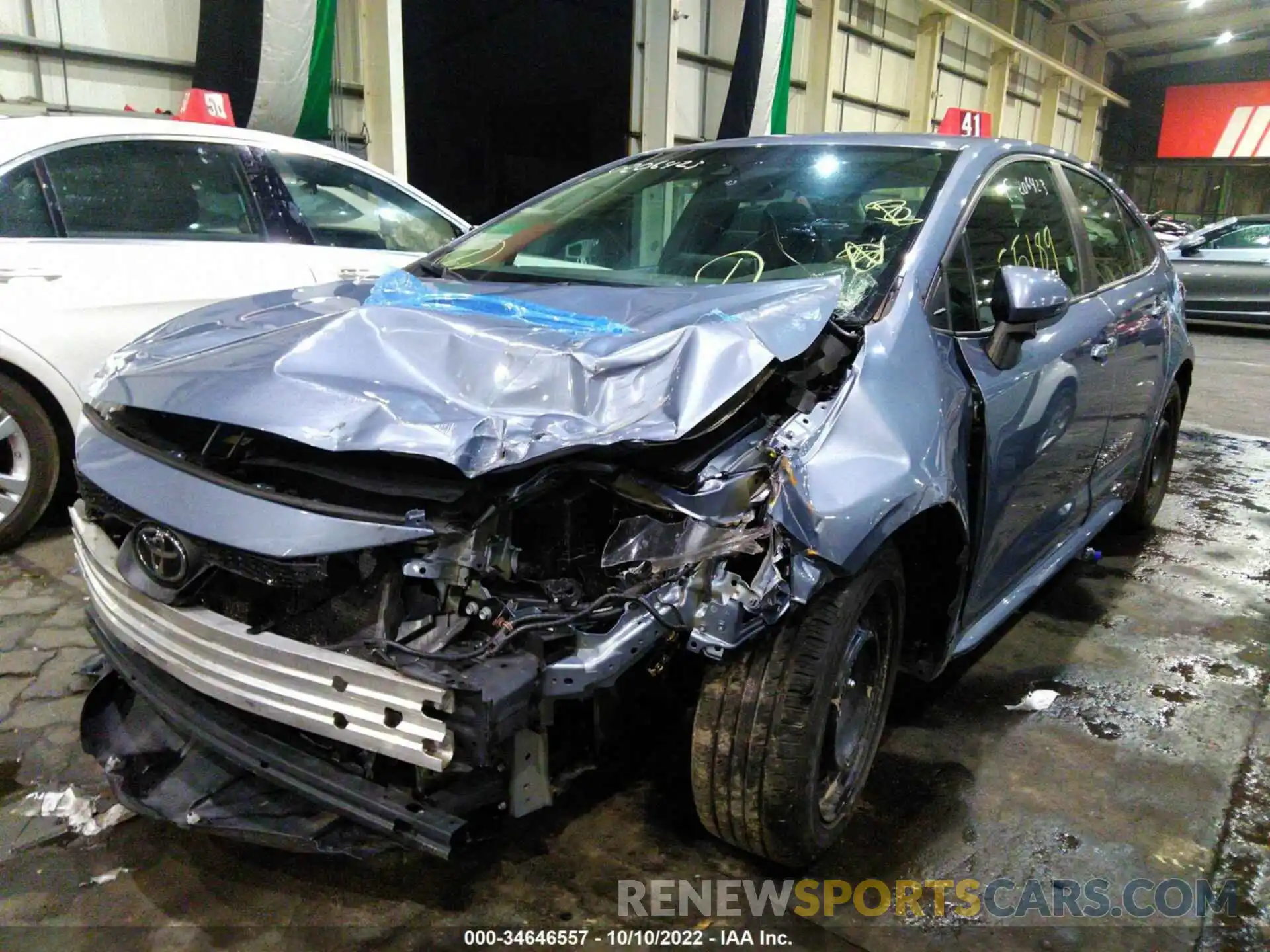 2 Photograph of a damaged car 00FEPRAE1LP096148 TOYOTA COROLLA 2020