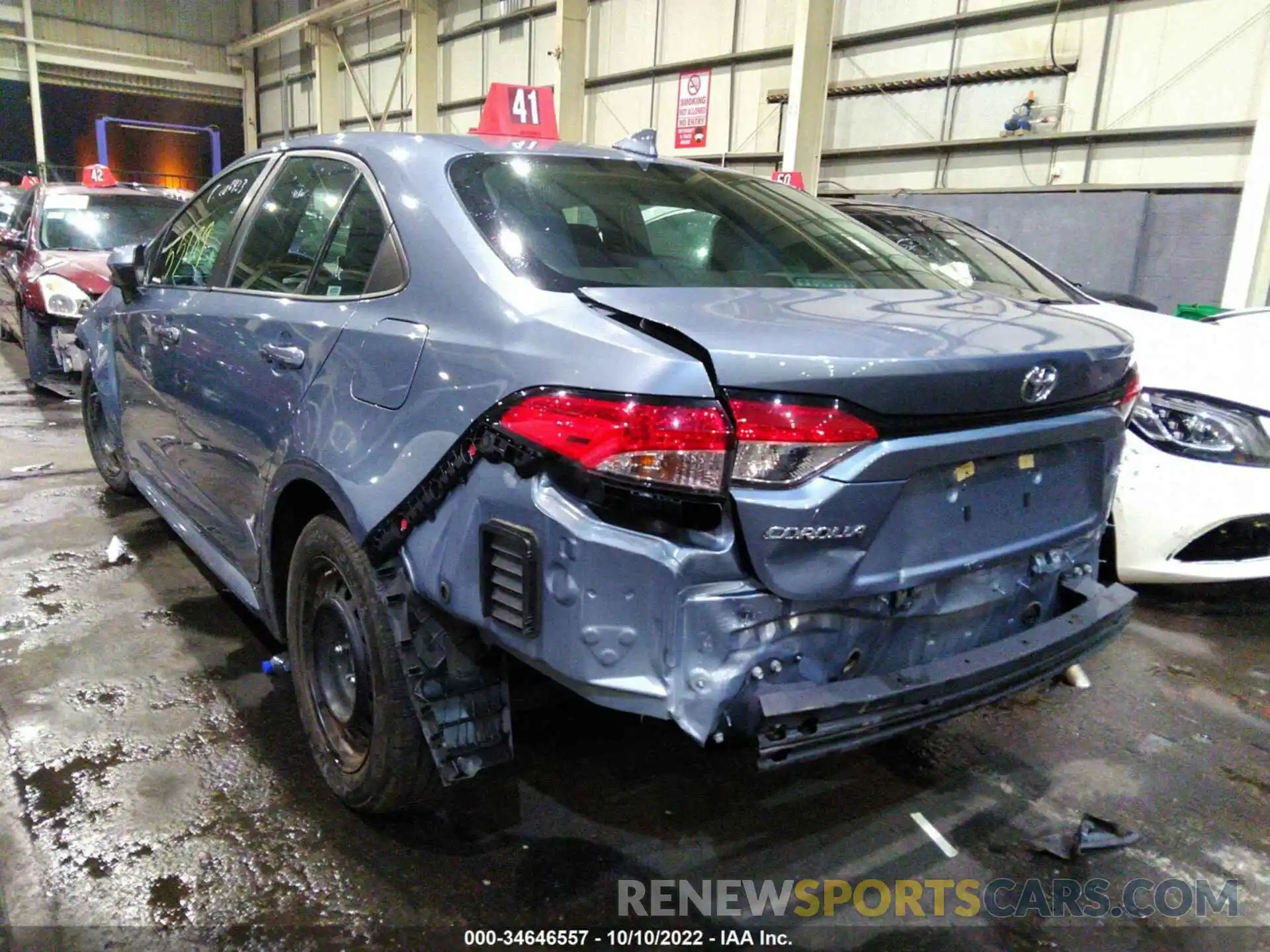 3 Photograph of a damaged car 00FEPRAE1LP096148 TOYOTA COROLLA 2020