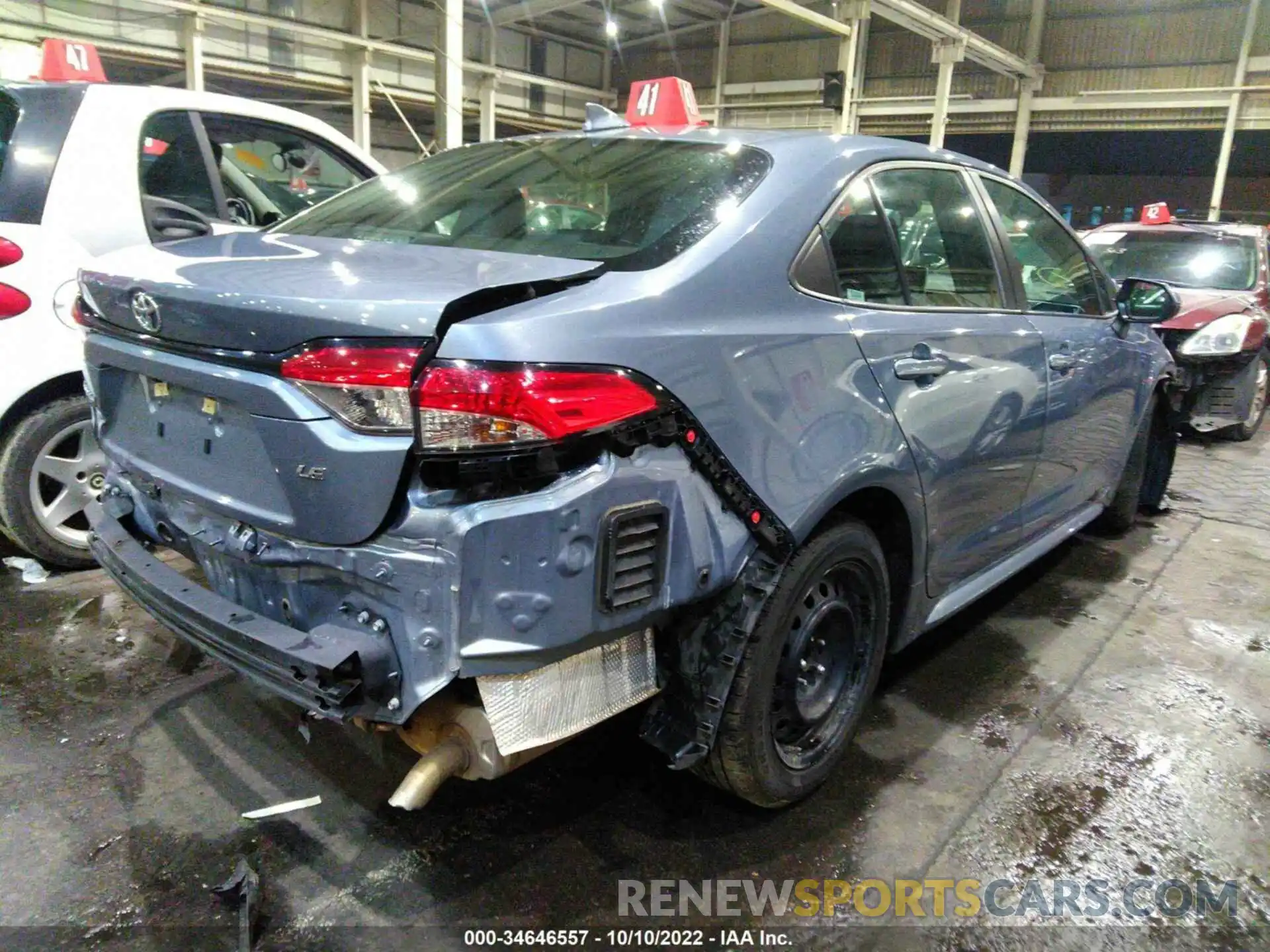 4 Photograph of a damaged car 00FEPRAE1LP096148 TOYOTA COROLLA 2020