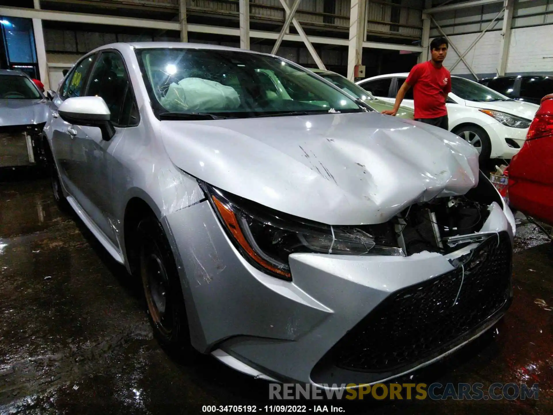 1 Photograph of a damaged car 00FEPRAE1LP120240 TOYOTA COROLLA 2020