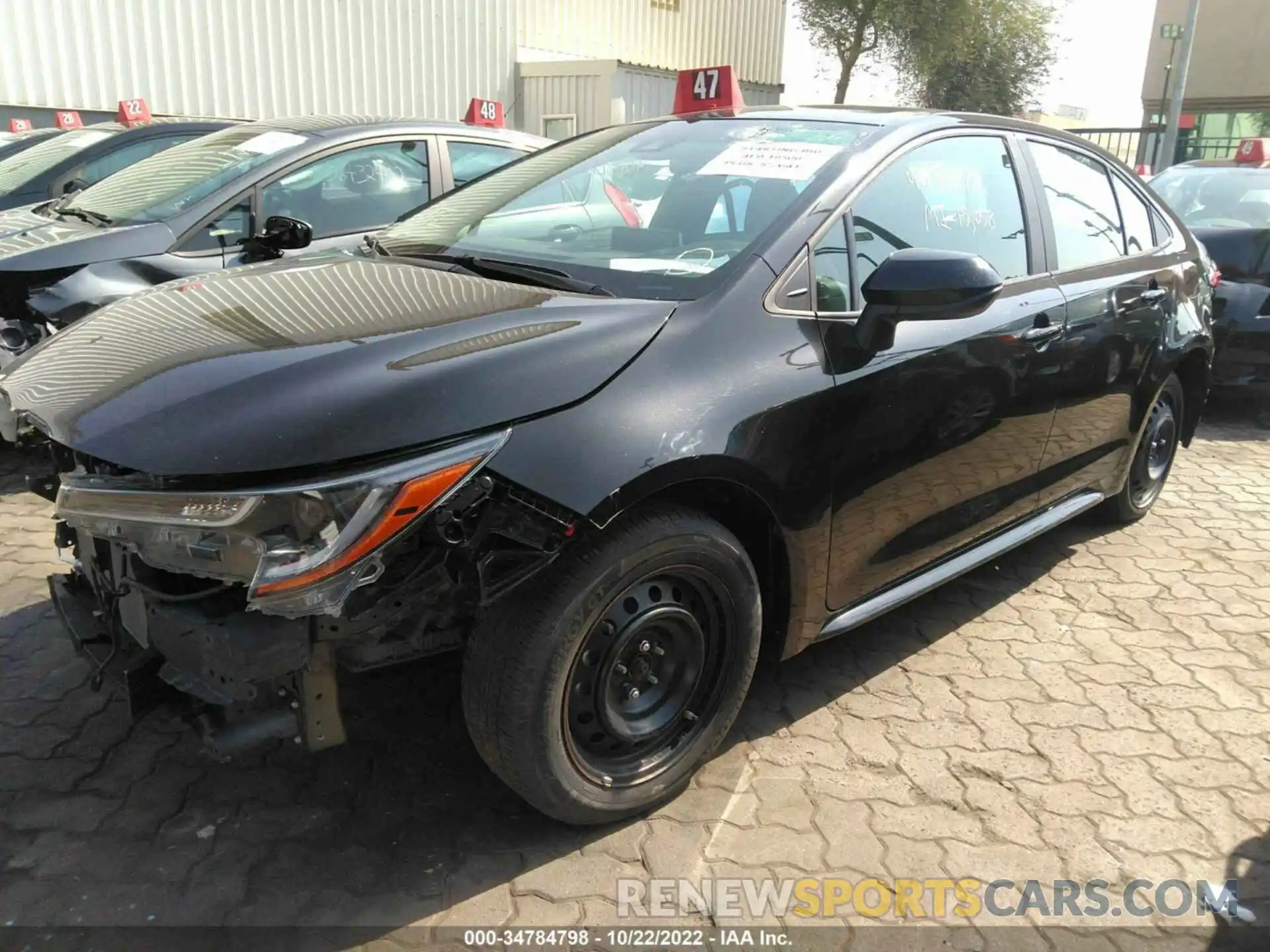 2 Photograph of a damaged car 00FEPRAE6LP143089 TOYOTA COROLLA 2020