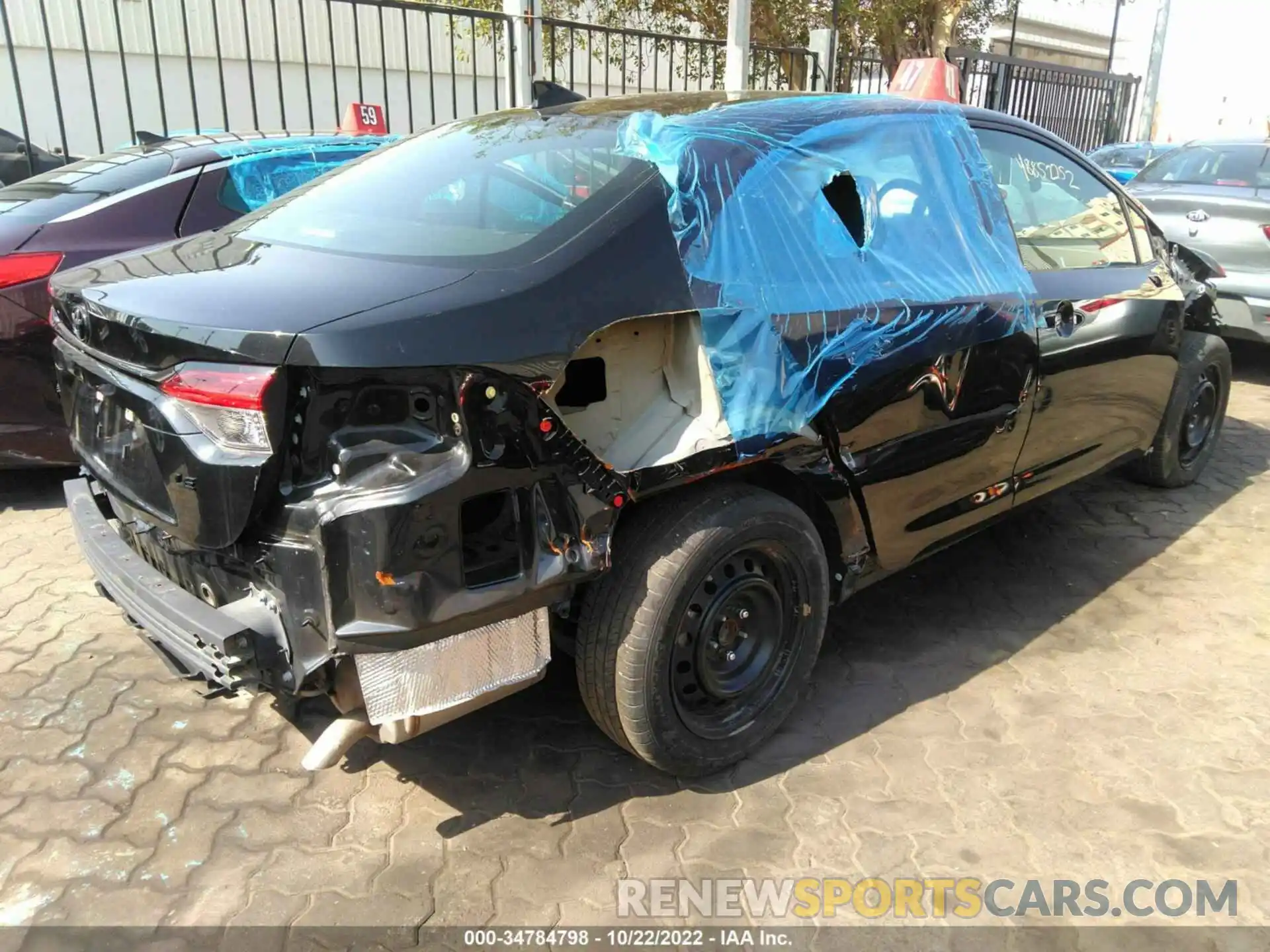 4 Photograph of a damaged car 00FEPRAE6LP143089 TOYOTA COROLLA 2020