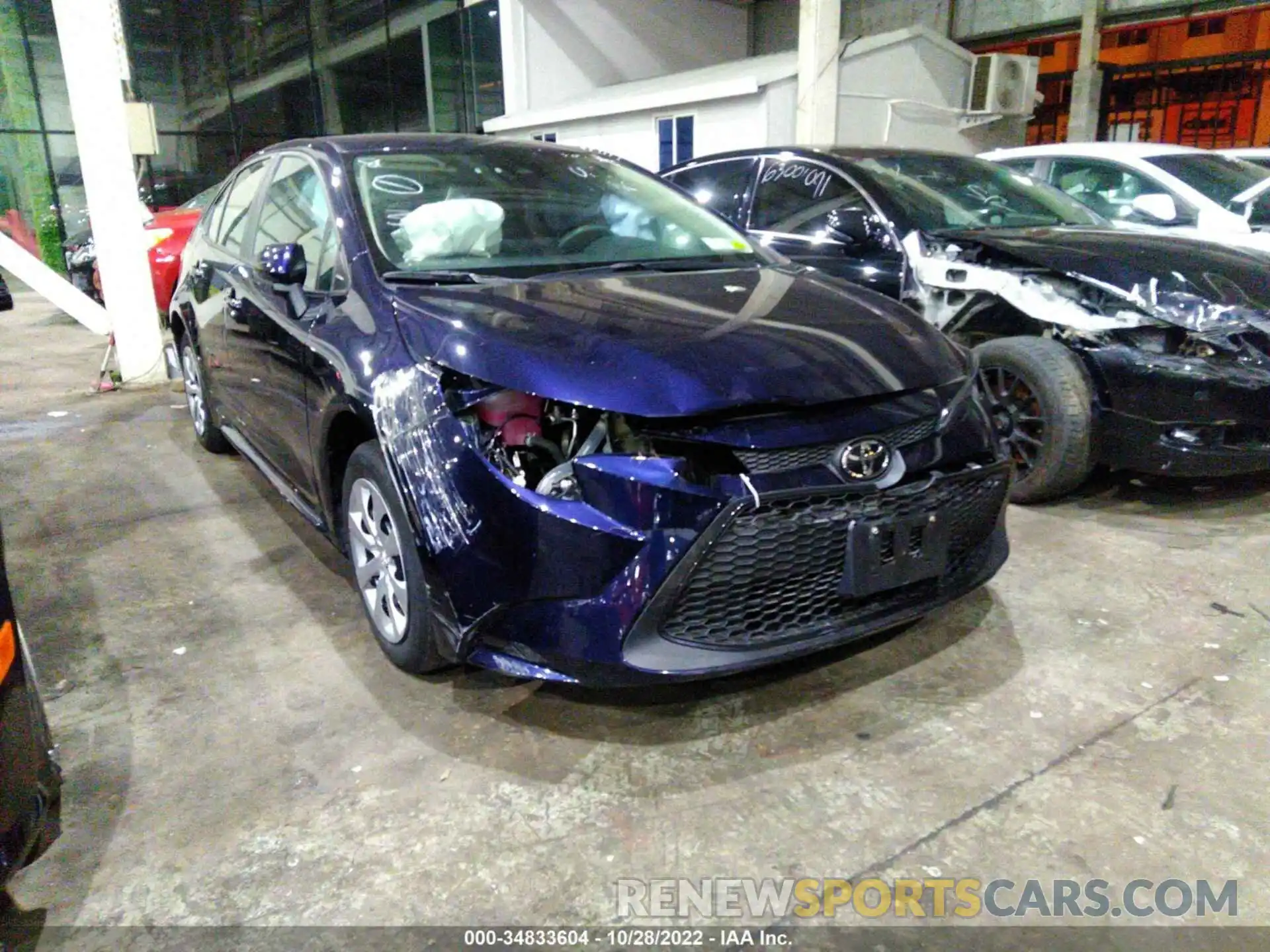 2 Photograph of a damaged car 00FEPRAE8LP088774 TOYOTA COROLLA 2020