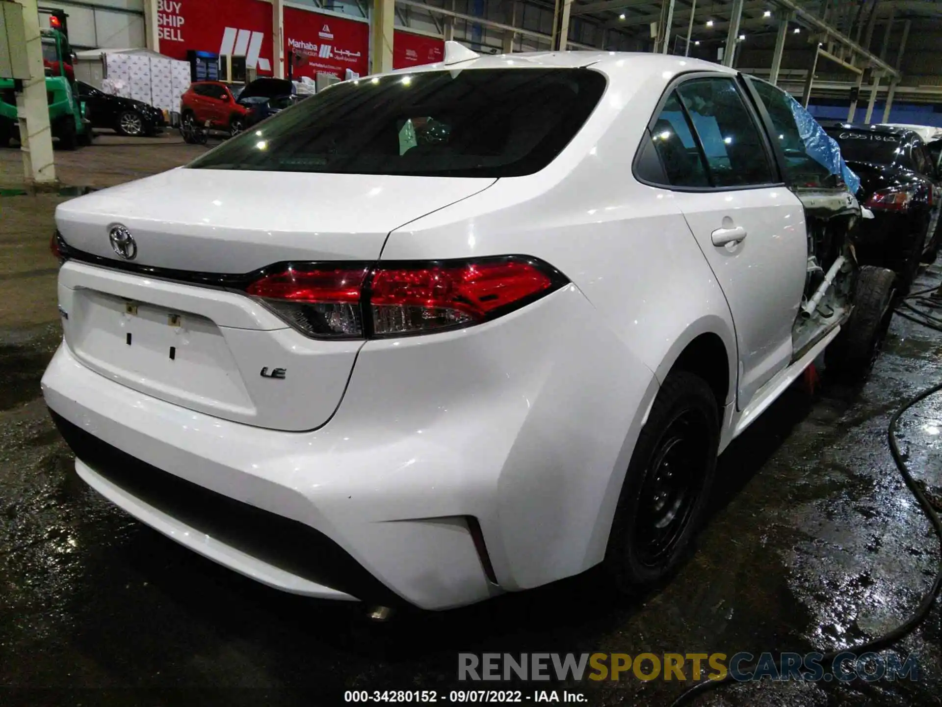 4 Photograph of a damaged car 00FEPRAEXLP097587 TOYOTA COROLLA 2020