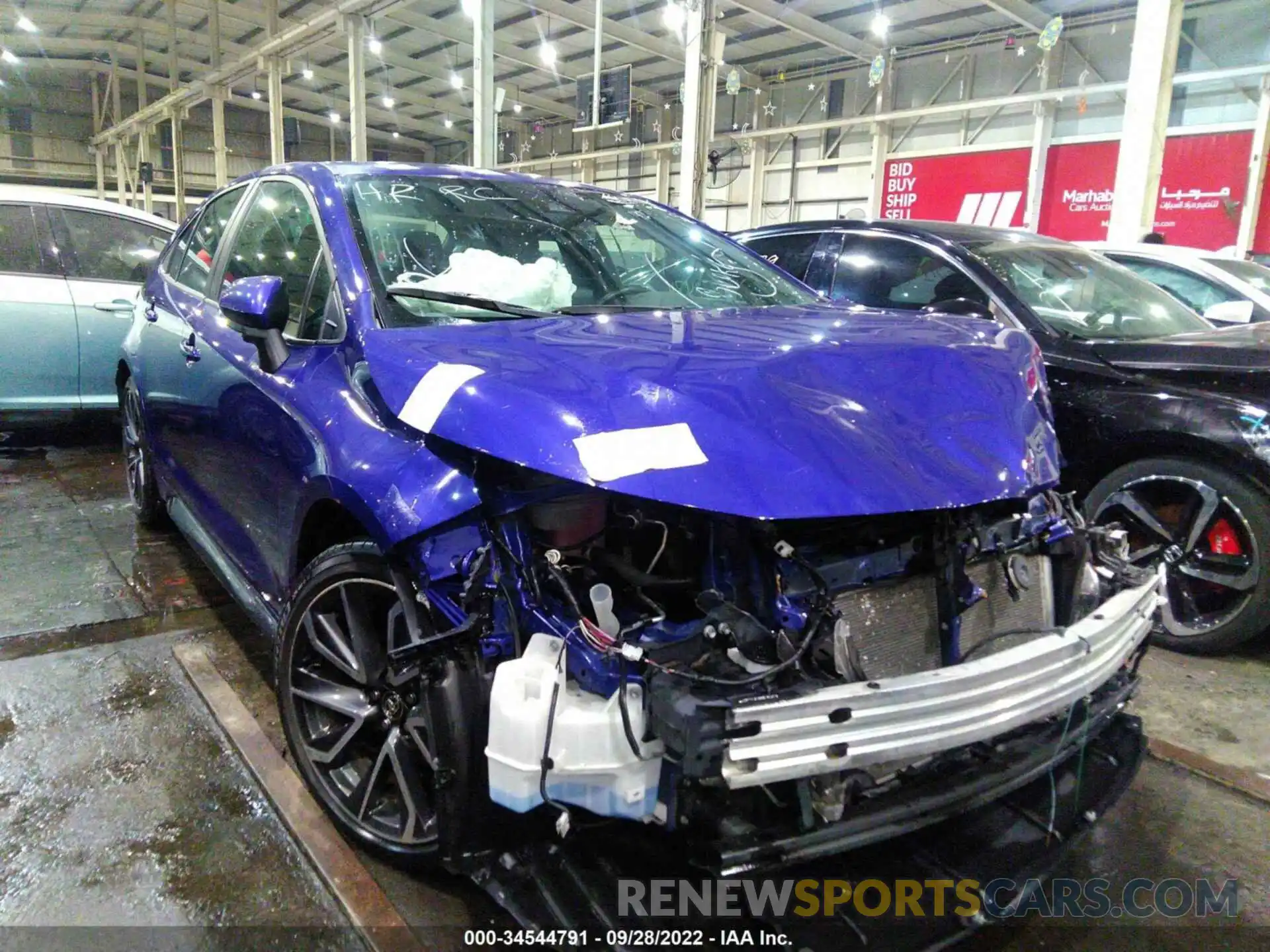 1 Photograph of a damaged car 00FS4RCE8LP025957 TOYOTA COROLLA 2020