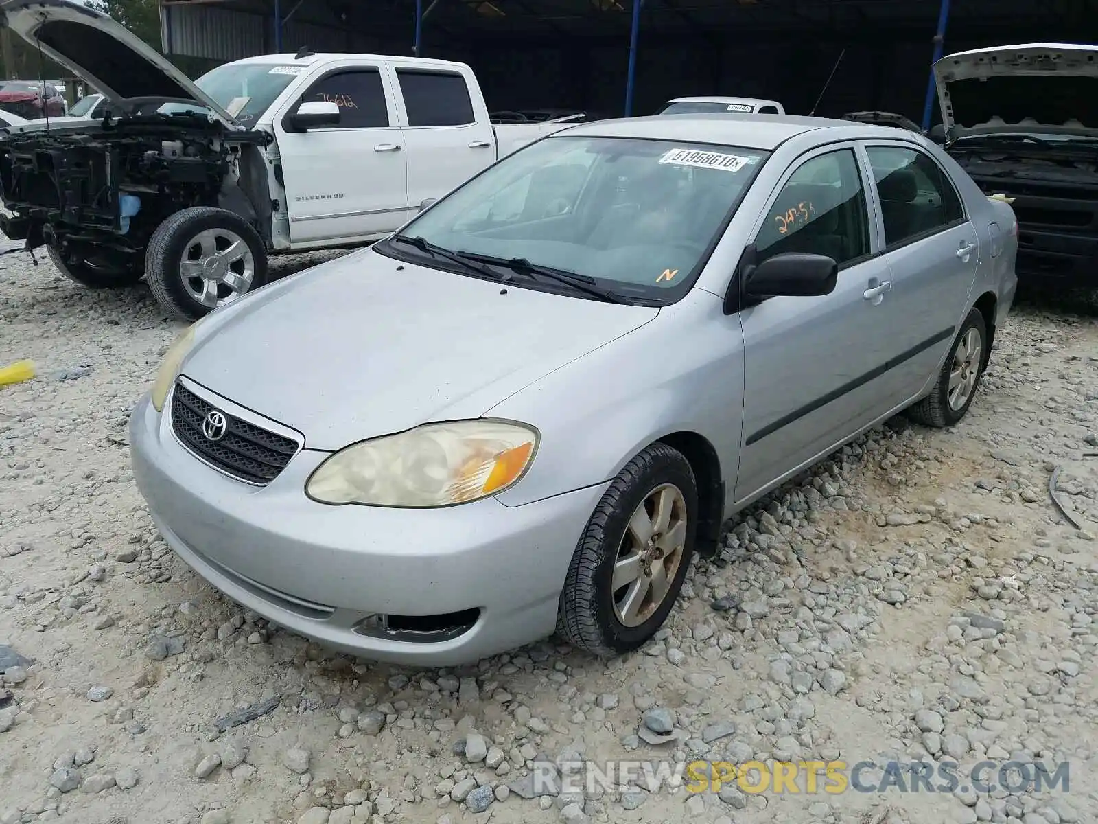 2 Photograph of a damaged car 1NXBR32E37Z784620 TOYOTA COROLLA 2020