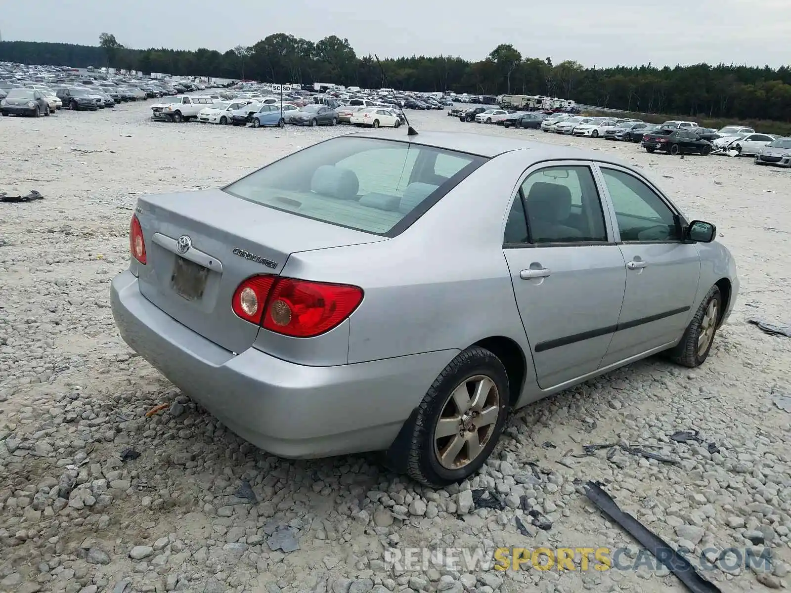 4 Photograph of a damaged car 1NXBR32E37Z784620 TOYOTA COROLLA 2020