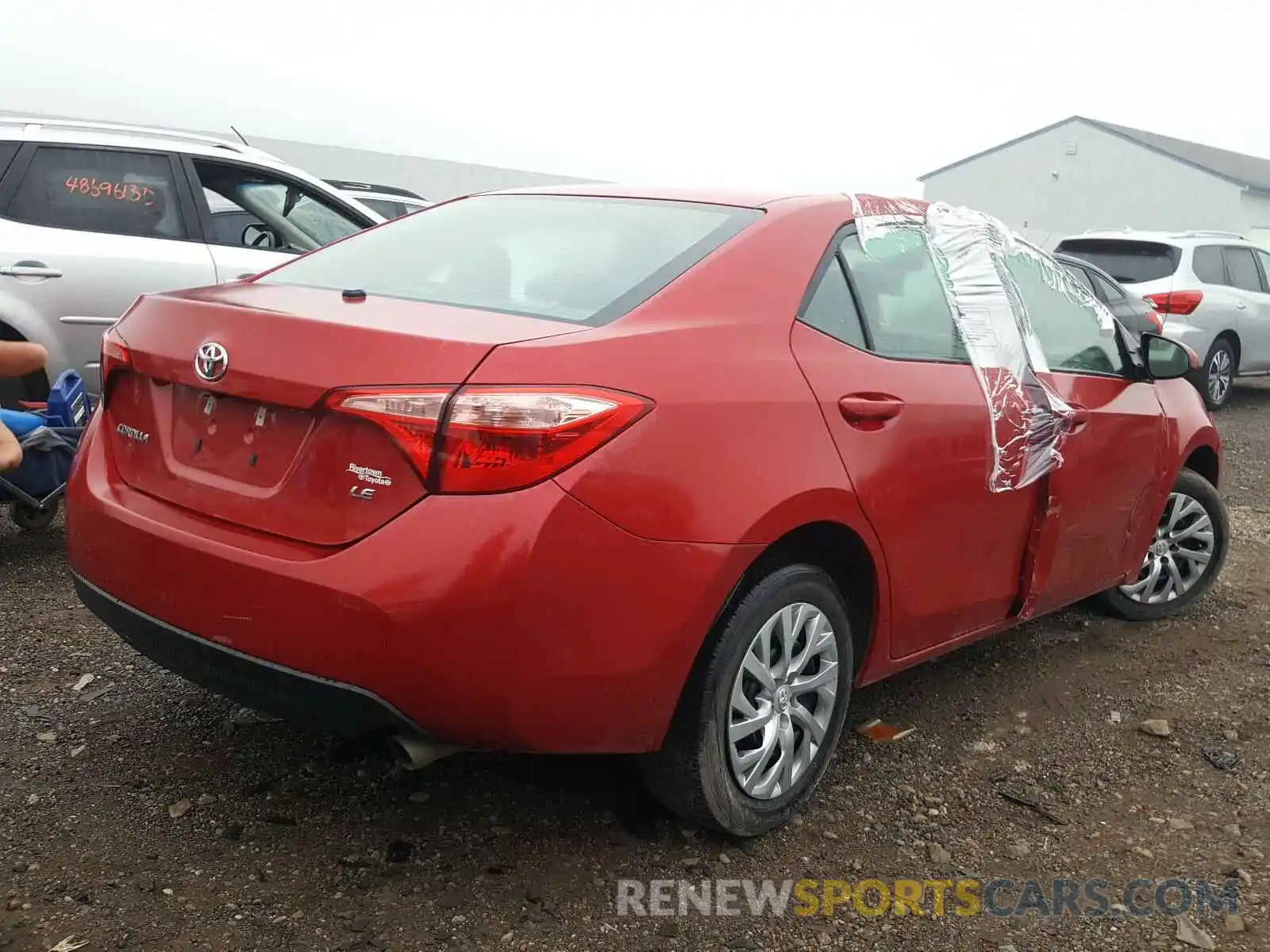 4 Photograph of a damaged car 2T1BURHE4KC214399 TOYOTA COROLLA 2020