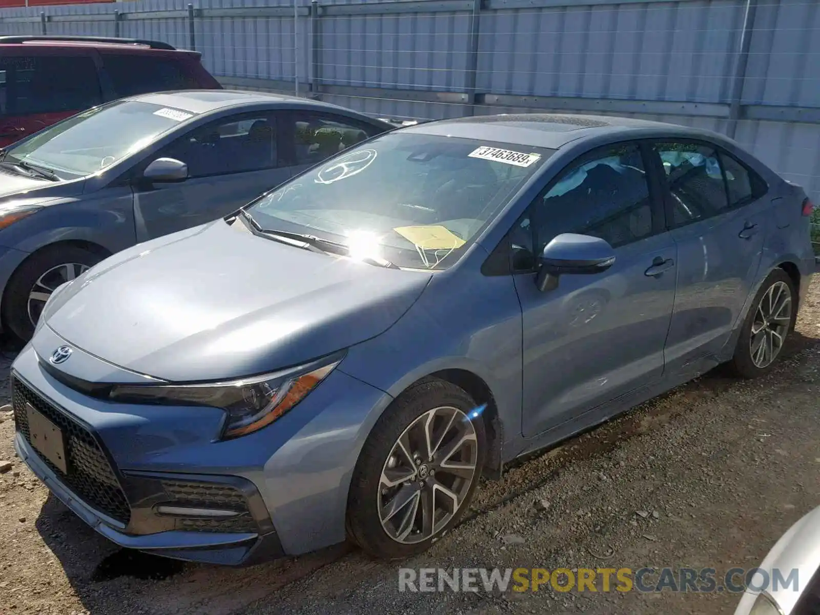 2 Photograph of a damaged car 5YFB4RBE0LP001931 TOYOTA COROLLA 2020