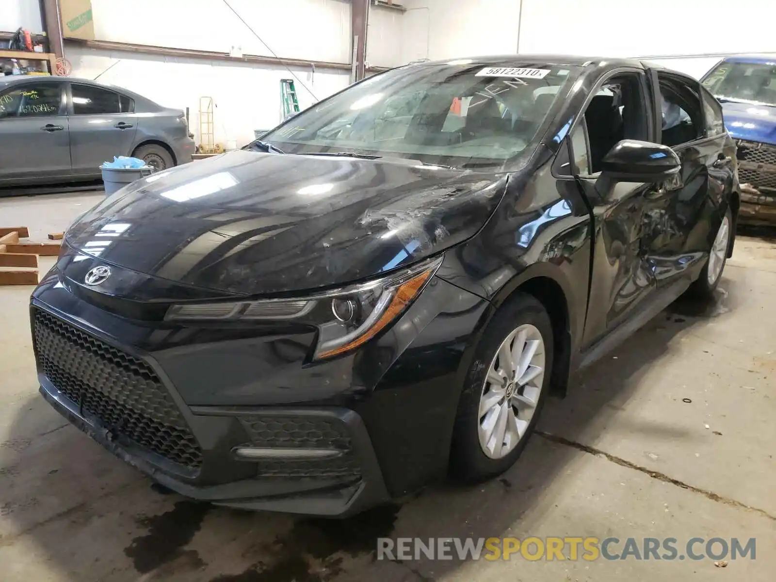 2 Photograph of a damaged car 5YFB4RBE0LP002187 TOYOTA COROLLA 2020