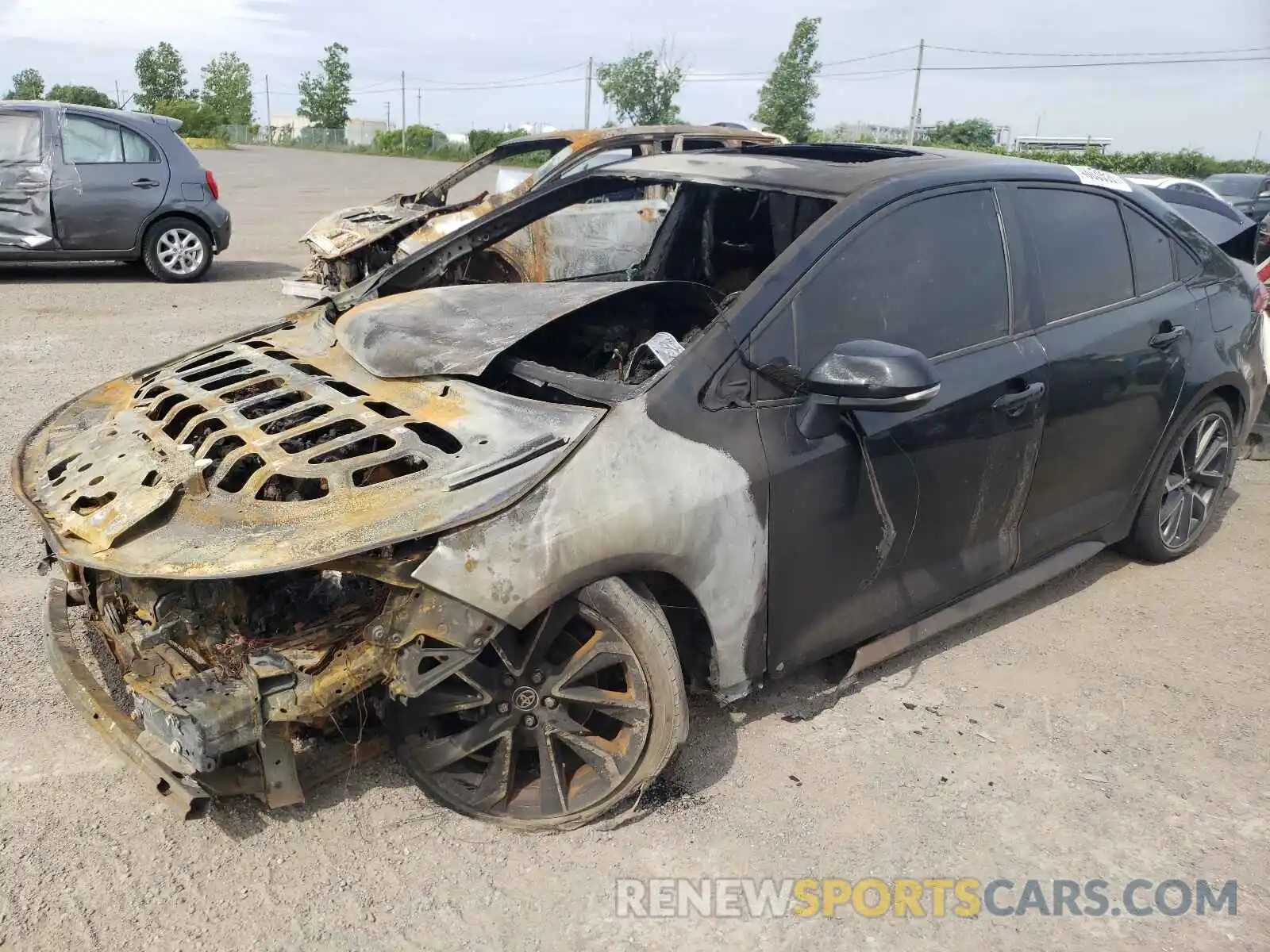 2 Photograph of a damaged car 5YFB4RBE0LP005459 TOYOTA COROLLA 2020