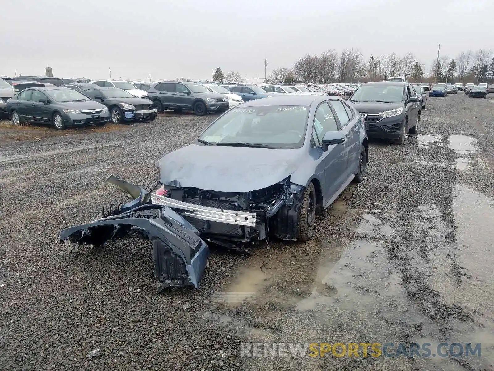 2 Photograph of a damaged car 5YFB4RBE1LP002845 TOYOTA COROLLA 2020