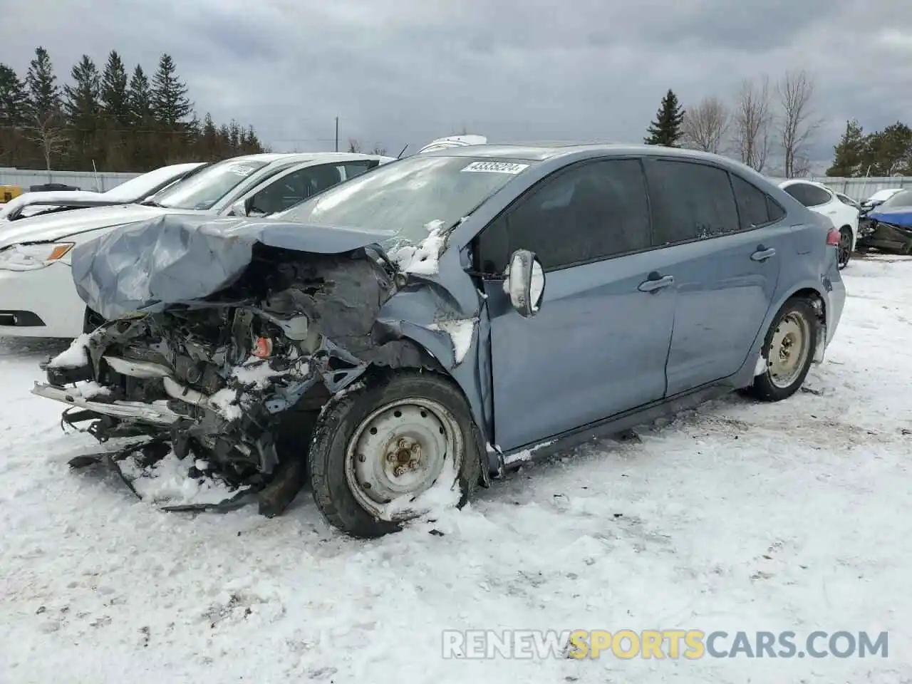 1 Photograph of a damaged car 5YFB4RBE1LP003445 TOYOTA COROLLA 2020