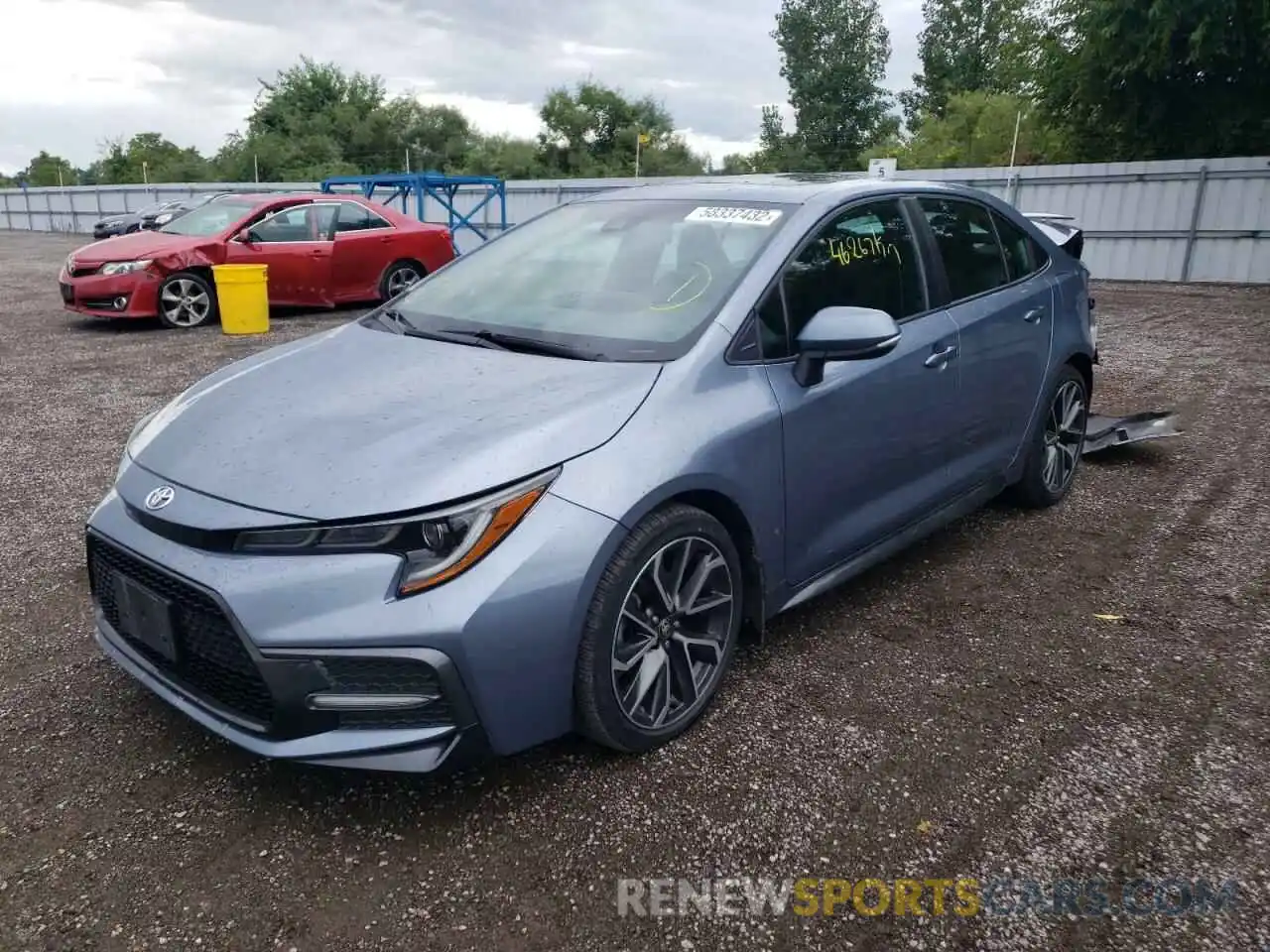 2 Photograph of a damaged car 5YFB4RBE1LP006443 TOYOTA COROLLA 2020