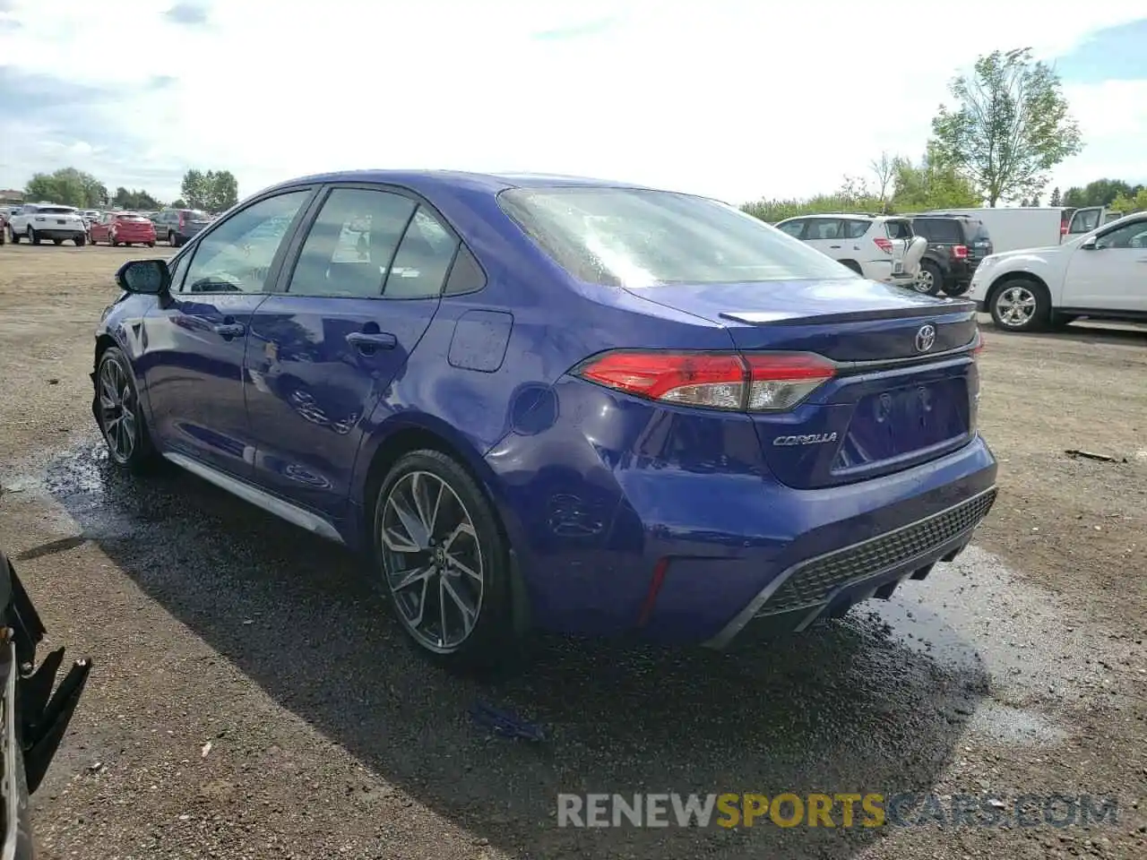 3 Photograph of a damaged car 5YFB4RBE1LP010878 TOYOTA COROLLA 2020