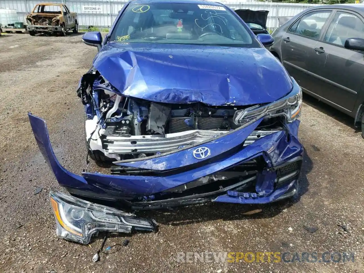 9 Photograph of a damaged car 5YFB4RBE1LP010878 TOYOTA COROLLA 2020