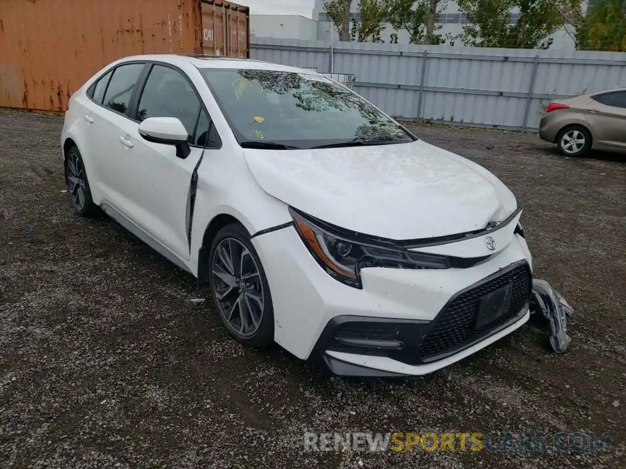 1 Photograph of a damaged car 5YFB4RBE2LP004961 TOYOTA COROLLA 2020