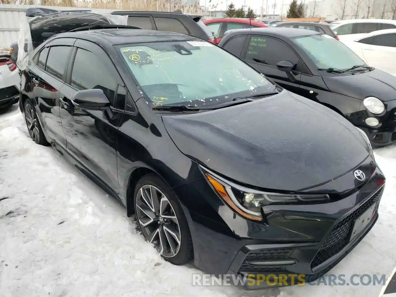 1 Photograph of a damaged car 5YFB4RBE2LP020724 TOYOTA COROLLA 2020