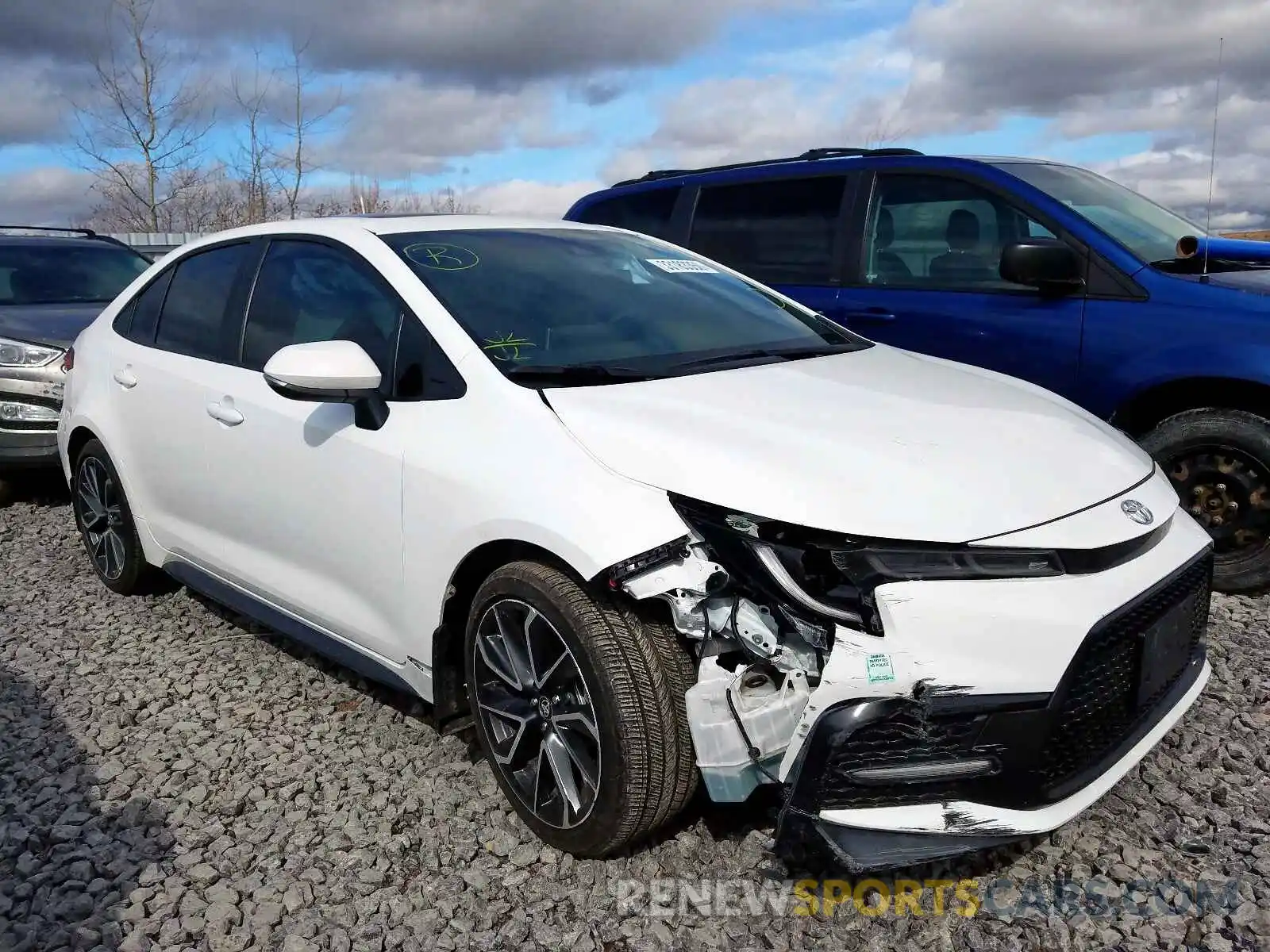 1 Photograph of a damaged car 5YFB4RBE5LP007434 TOYOTA COROLLA 2020