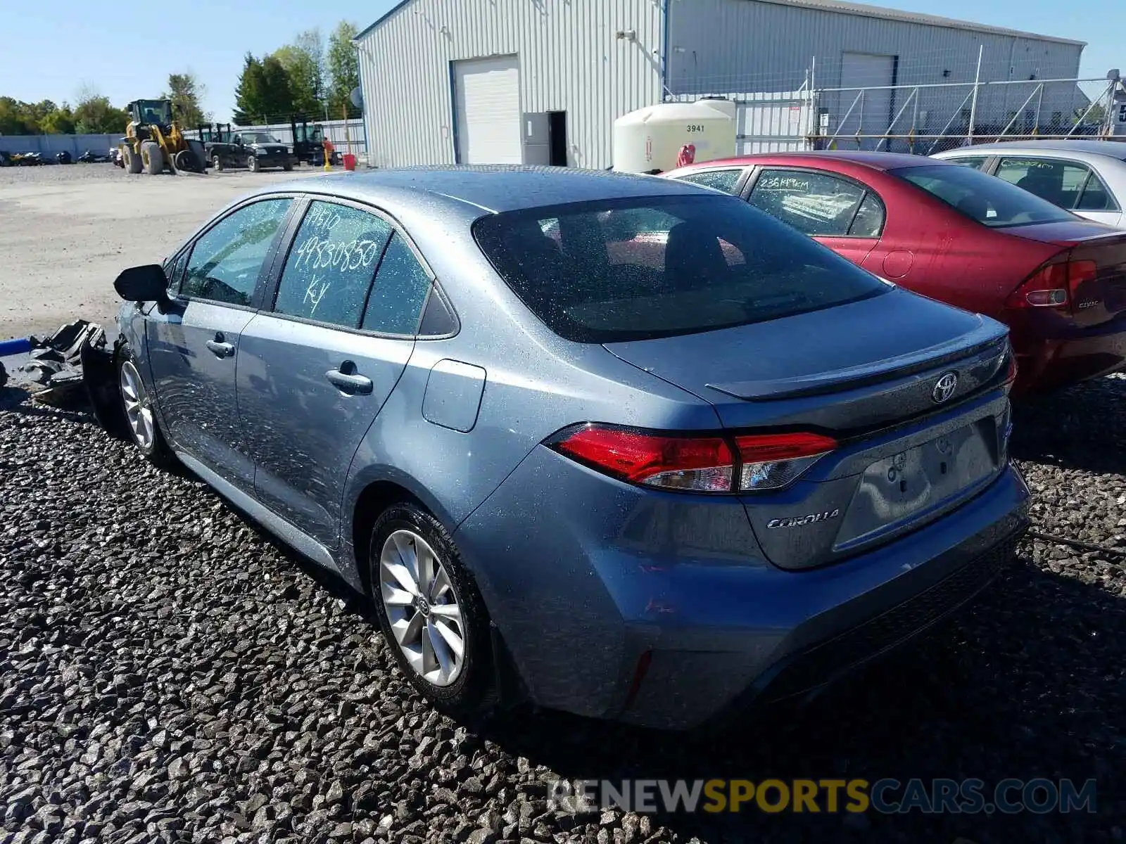 3 Photograph of a damaged car 5YFB4RBE5LP020278 TOYOTA COROLLA 2020