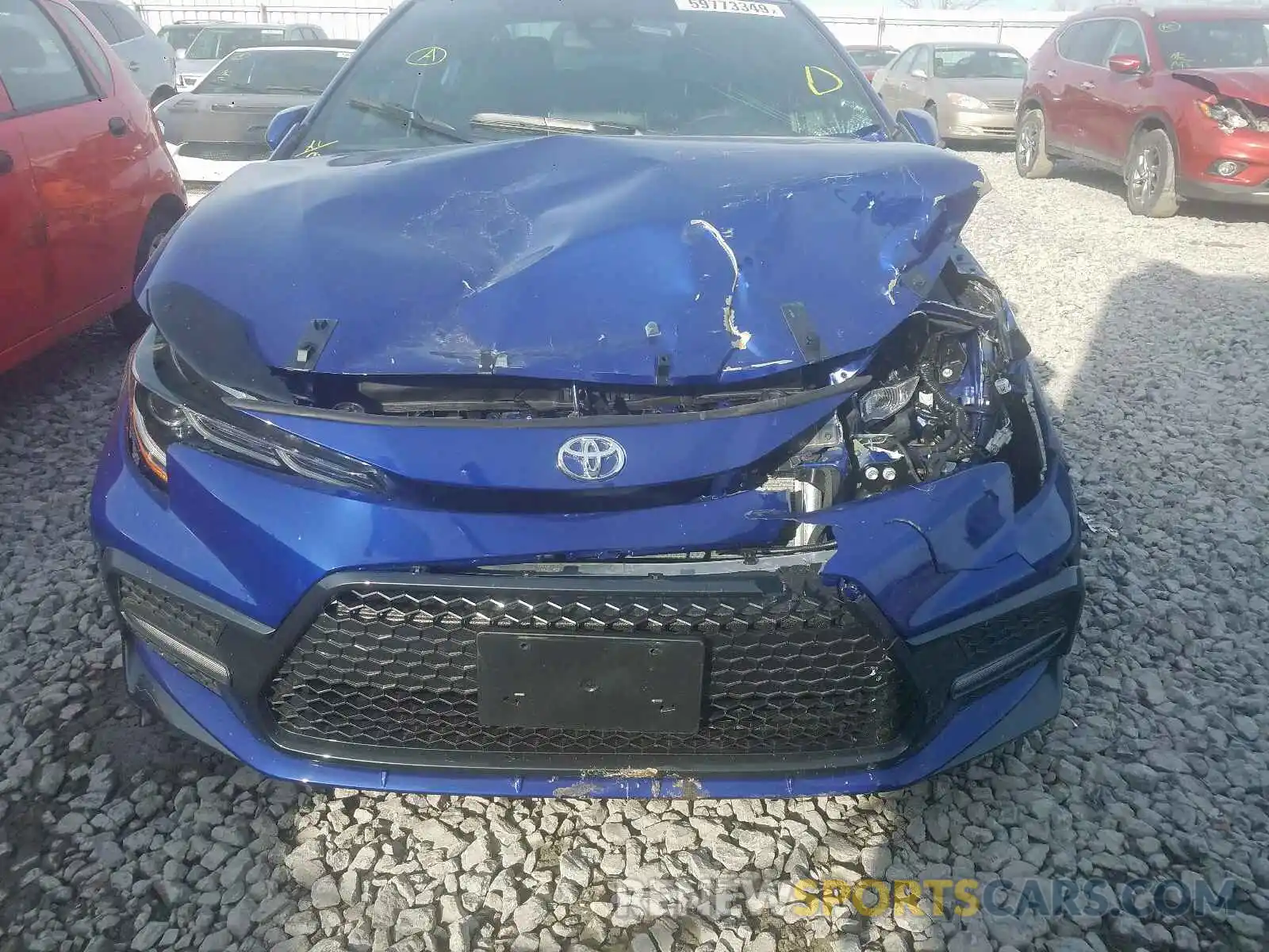 9 Photograph of a damaged car 5YFB4RBE6LP003716 TOYOTA COROLLA 2020