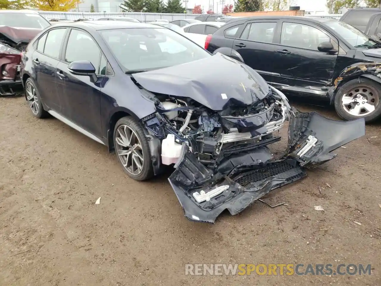 1 Photograph of a damaged car 5YFB4RBE7LP031072 TOYOTA COROLLA 2020