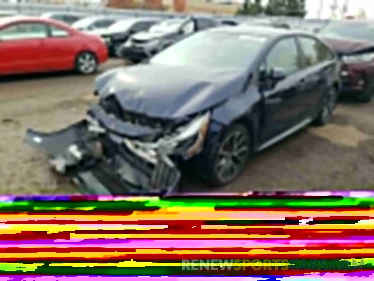 2 Photograph of a damaged car 5YFB4RBE7LP031072 TOYOTA COROLLA 2020