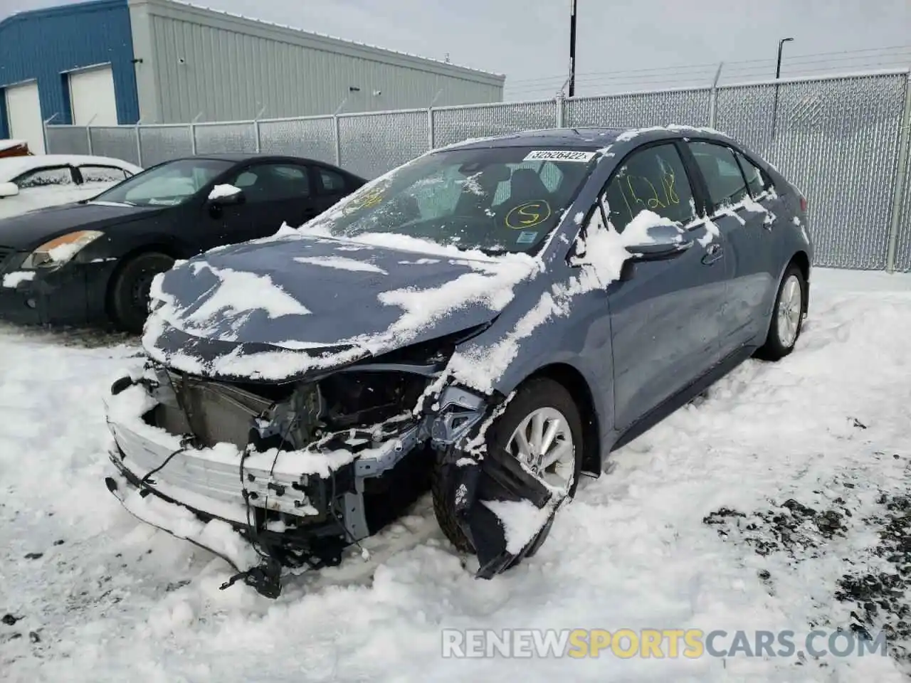 2 Photograph of a damaged car 5YFB4RBE8LP048561 TOYOTA COROLLA 2020