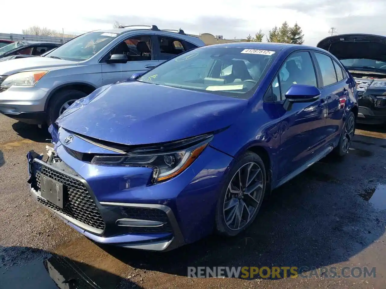 2 Photograph of a damaged car 5YFB4RBE9LP003175 TOYOTA COROLLA 2020