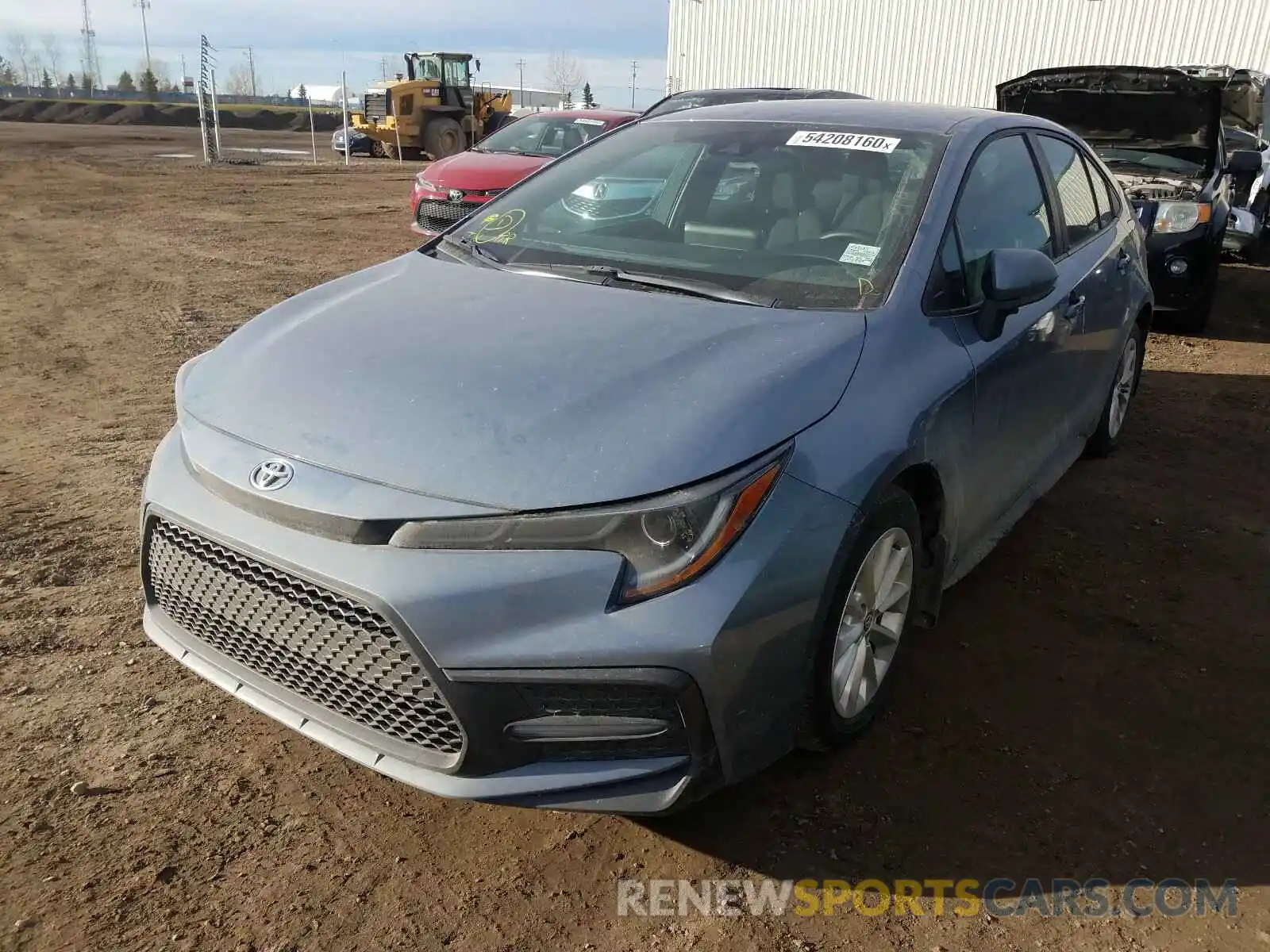 2 Photograph of a damaged car 5YFB4RBE9LP010899 TOYOTA COROLLA 2020