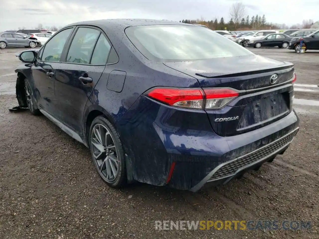 3 Photograph of a damaged car 5YFB4RBE9LP023877 TOYOTA COROLLA 2020