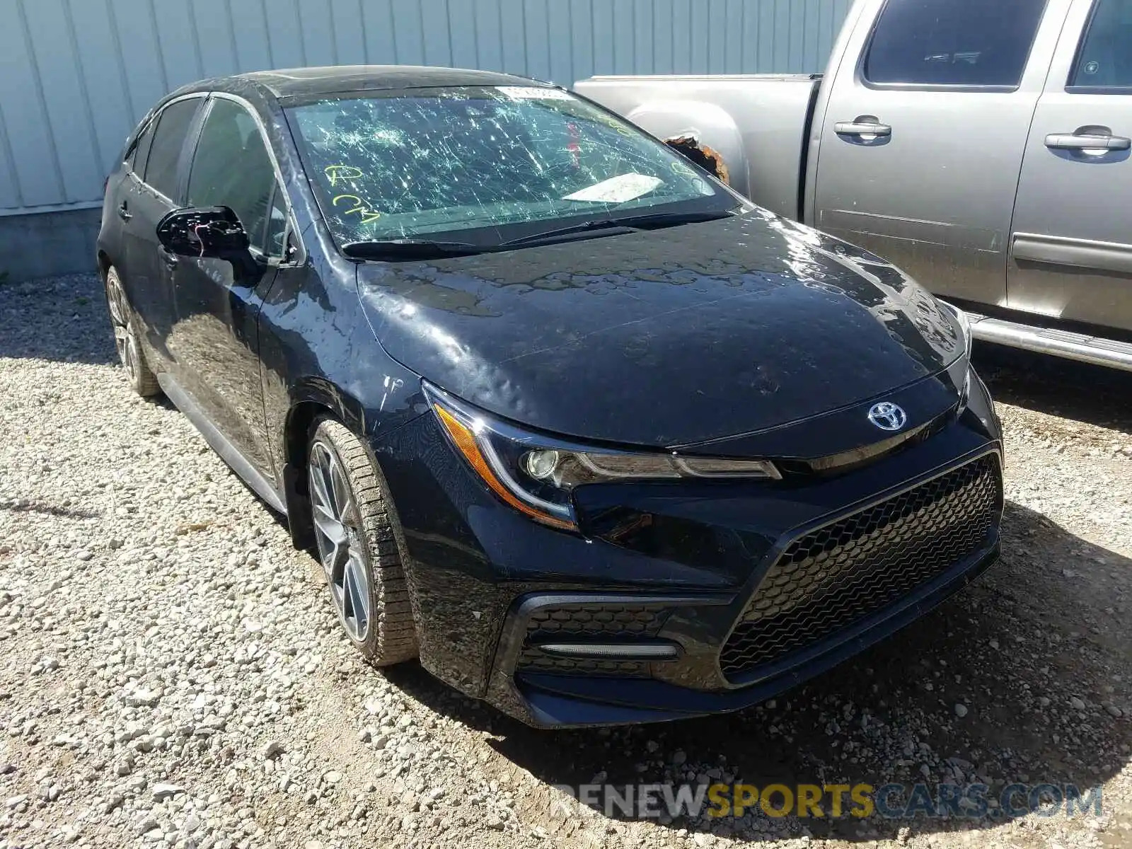 1 Photograph of a damaged car 5YFB4RBEXLP019028 TOYOTA COROLLA 2020