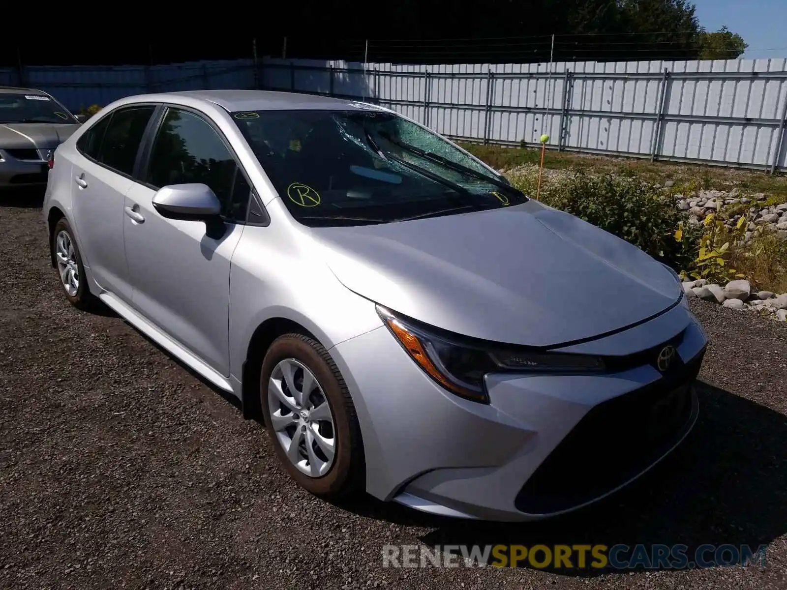 1 Photograph of a damaged car 5YFBPRBE0LP052188 TOYOTA COROLLA 2020