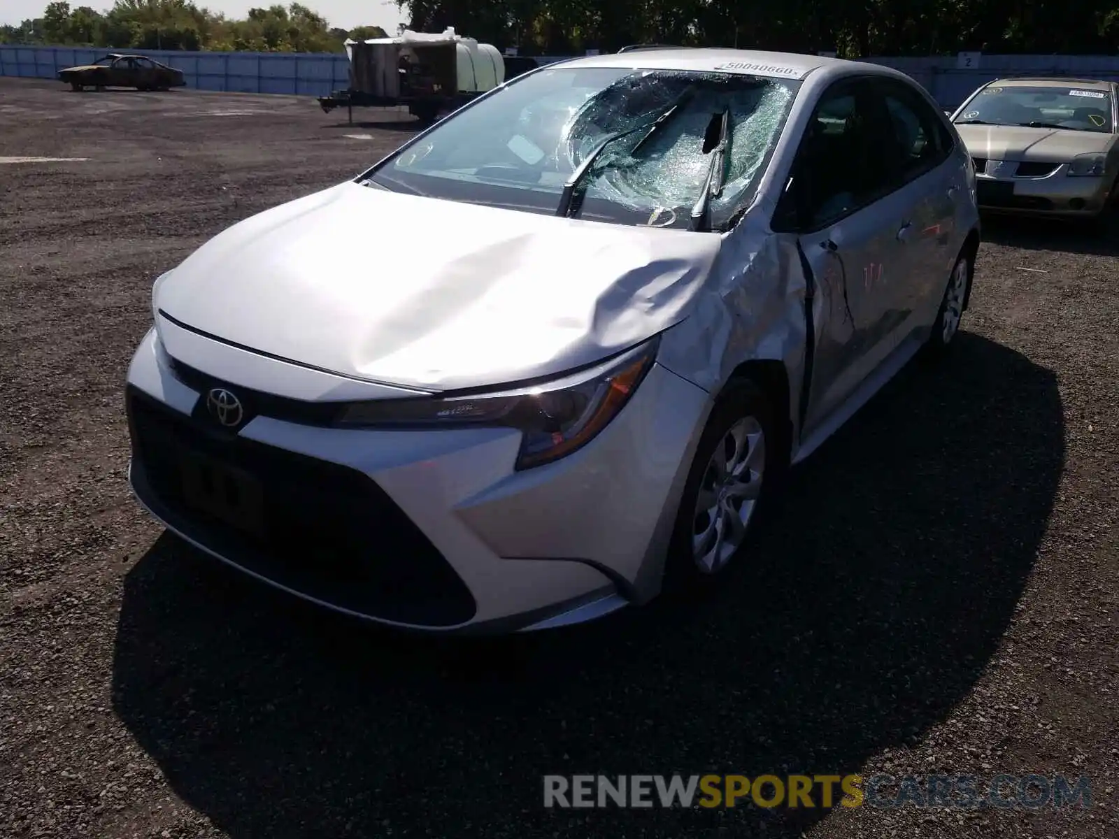 2 Photograph of a damaged car 5YFBPRBE0LP052188 TOYOTA COROLLA 2020