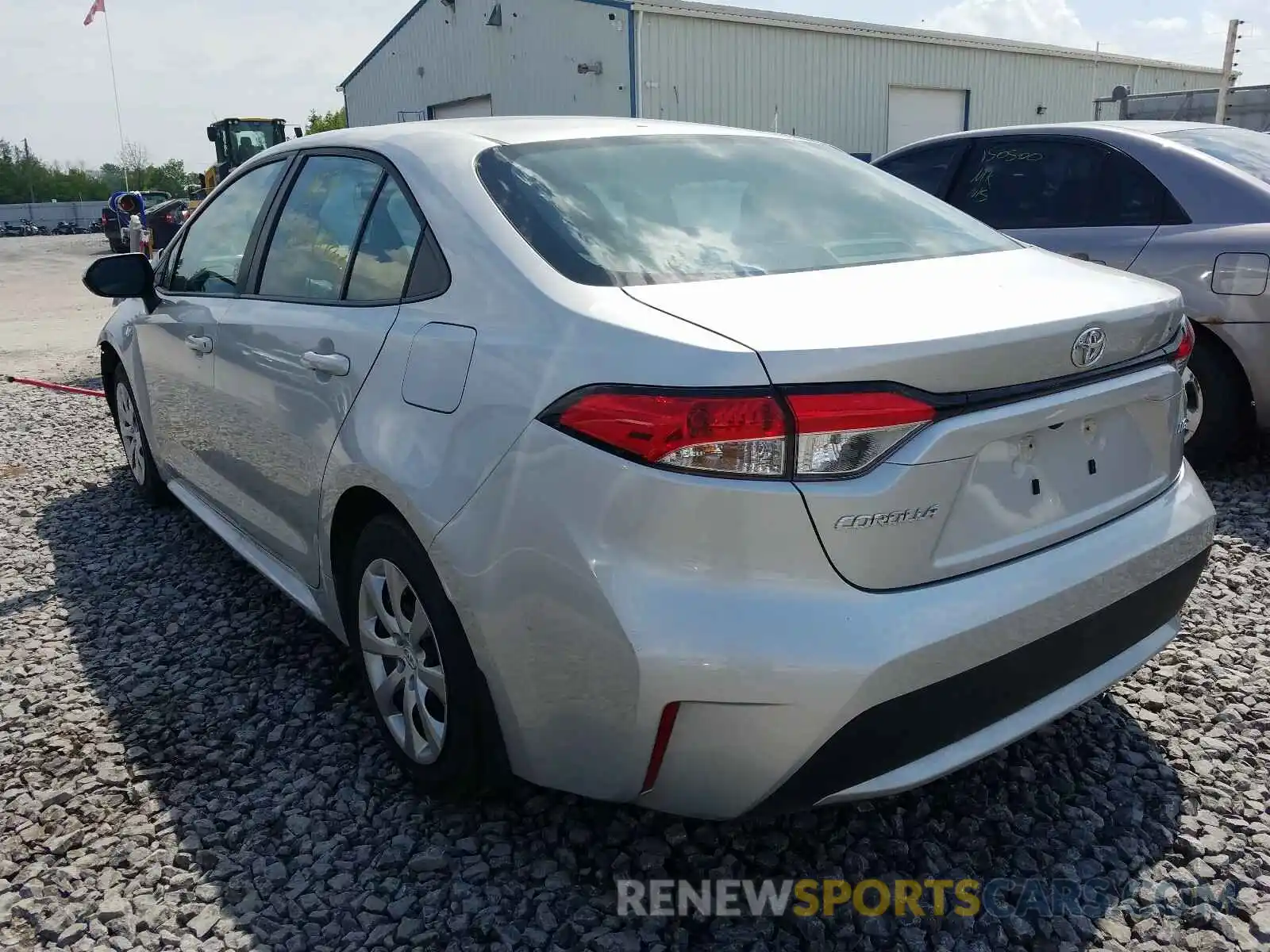 3 Photograph of a damaged car 5YFBPRBE0LP063062 TOYOTA COROLLA 2020