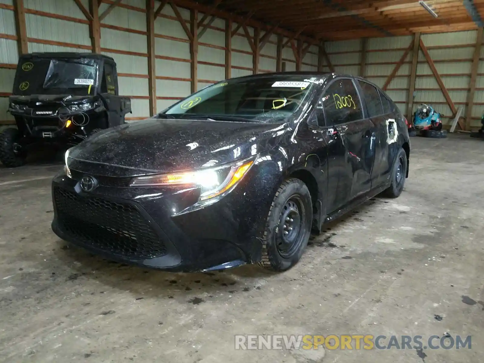 2 Photograph of a damaged car 5YFBPRBE1LP004456 TOYOTA COROLLA 2020