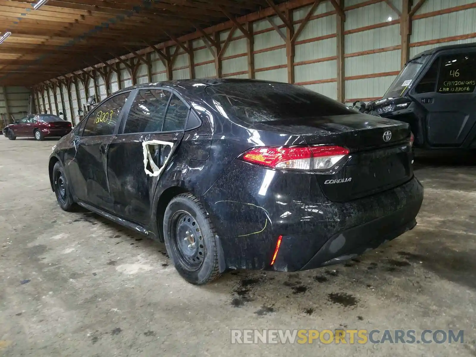 3 Photograph of a damaged car 5YFBPRBE1LP004456 TOYOTA COROLLA 2020