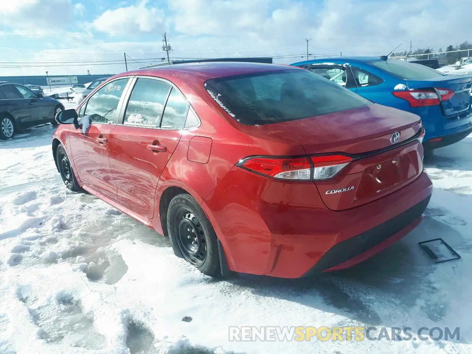 3 Photograph of a damaged car 5YFBPRBE1LP015523 TOYOTA COROLLA 2020